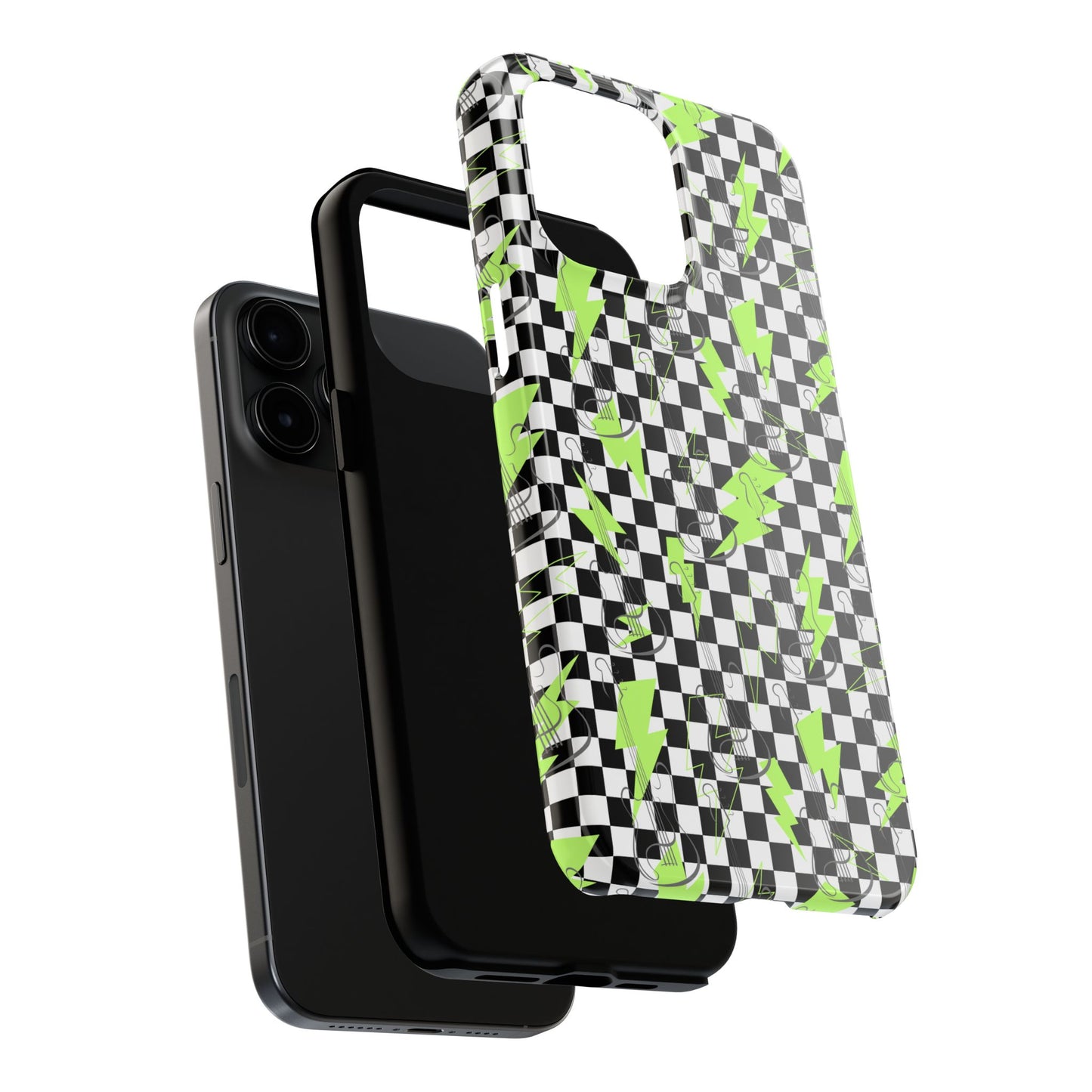 Phone Case - Lightening Guitar Rock the Day Design