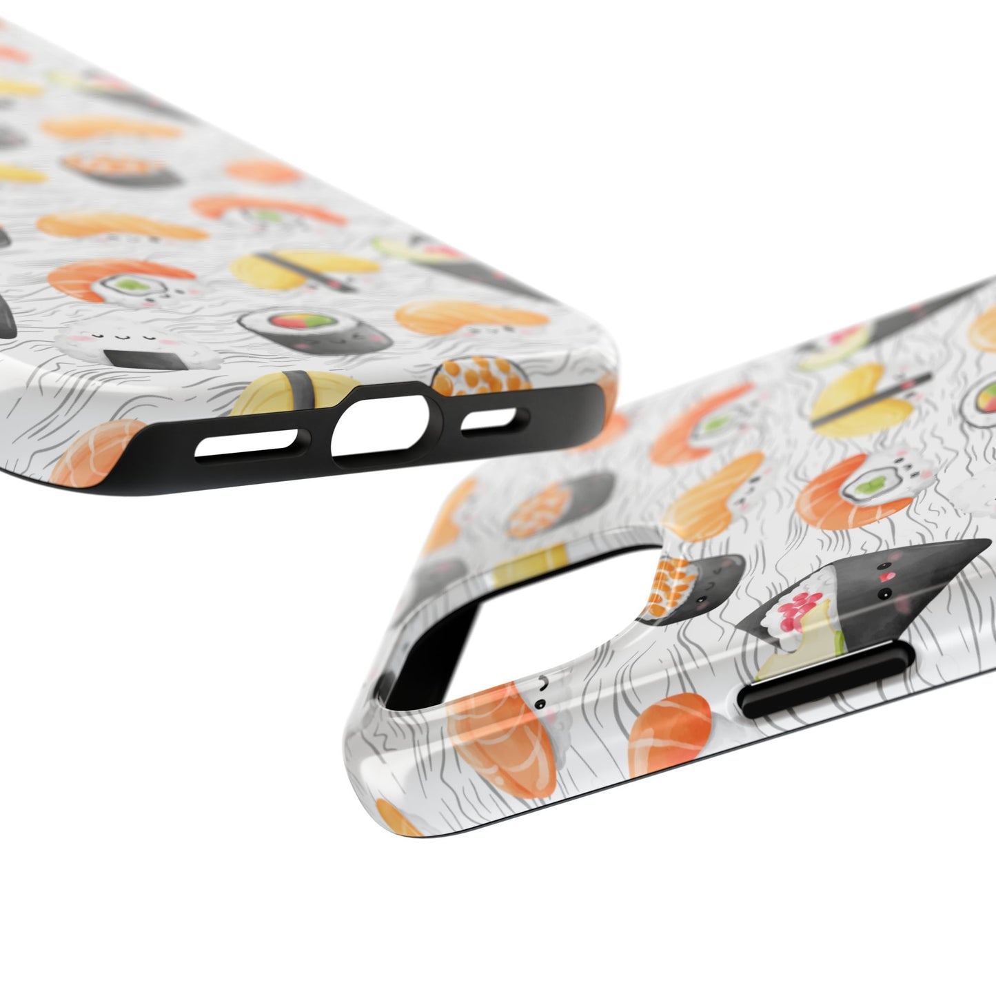 Cute Sushi Tough Phone Case - Durable and Stylish Design for Food Lovers