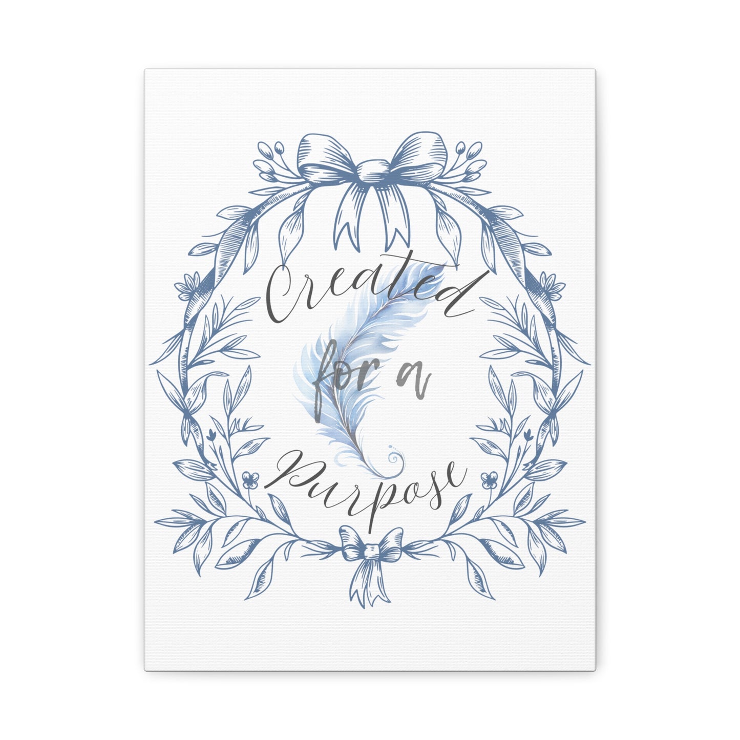 Inspirational Canvas Art - 'Created for a Purpose' Wall Decor