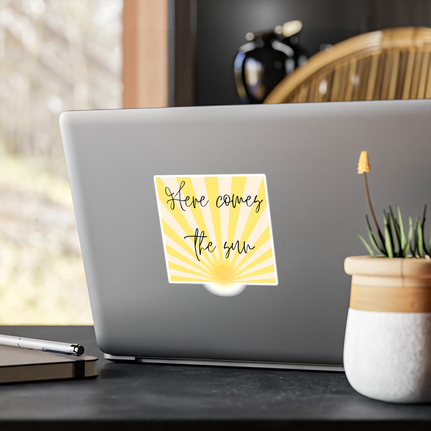 Vinyl Decal - Here Comes the Sun
