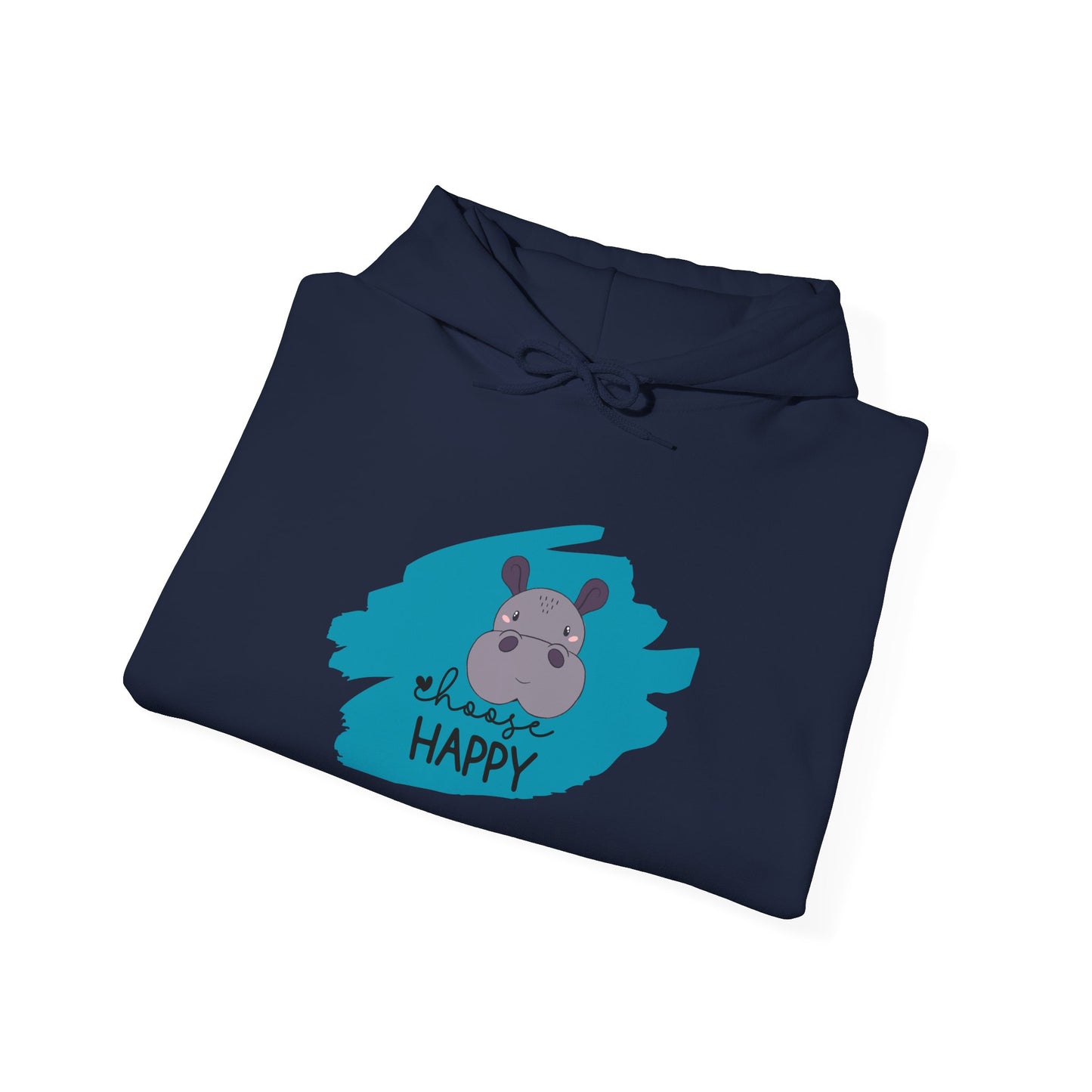 Hooded Sweatshirt - Choose Happy Choose Comfy