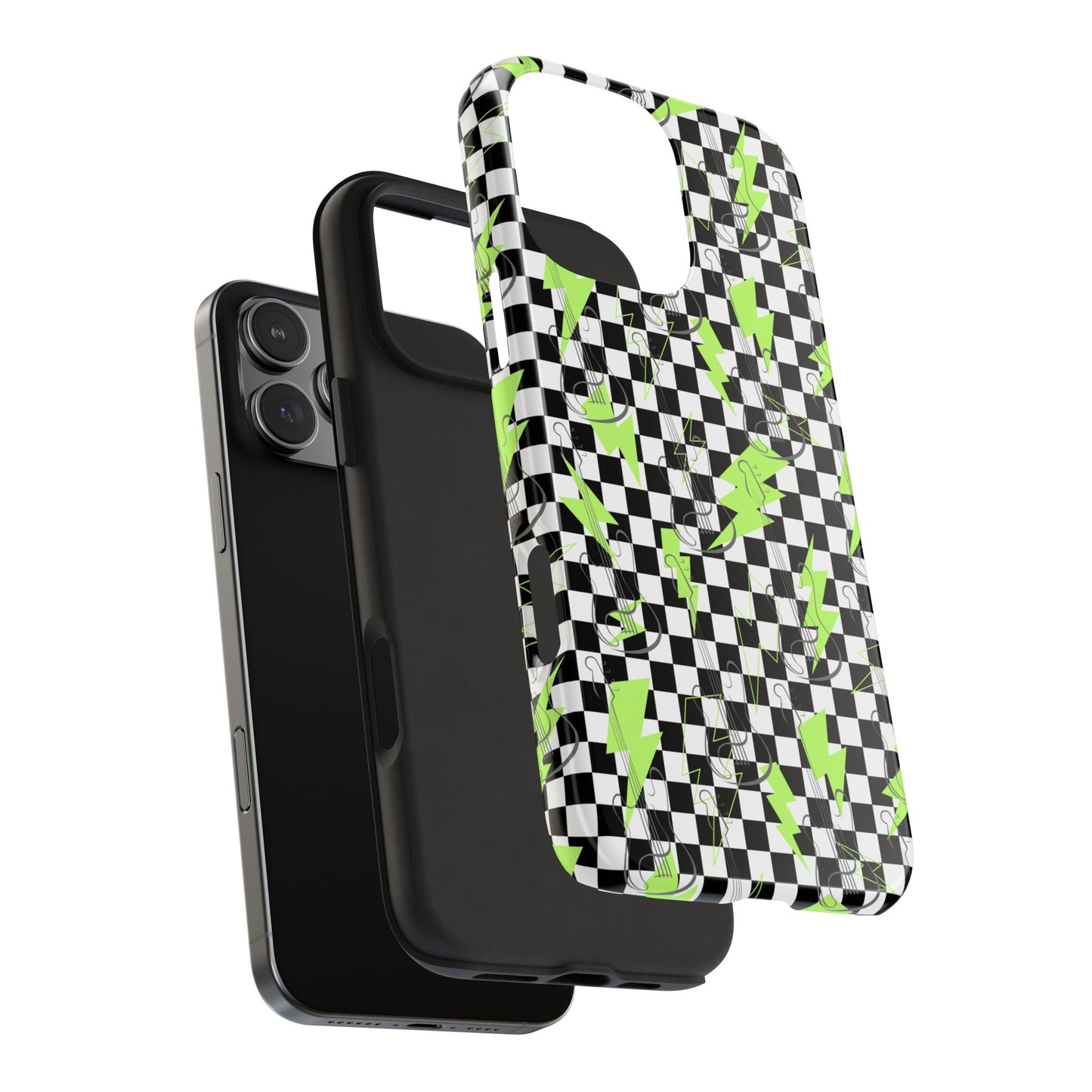 Phone Case - Lightening Guitar Rock the Day Design