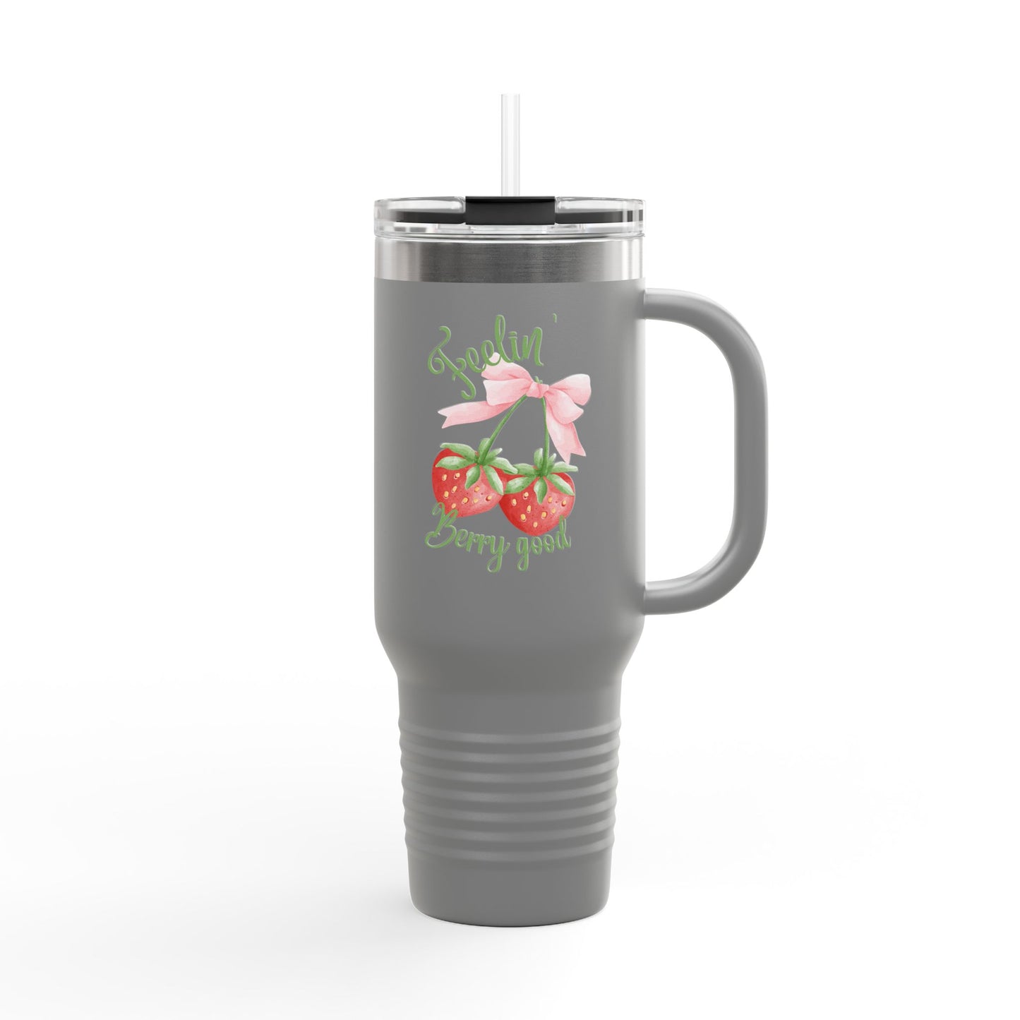 Feelin Berry Good Insulated 40oz Travel Mug