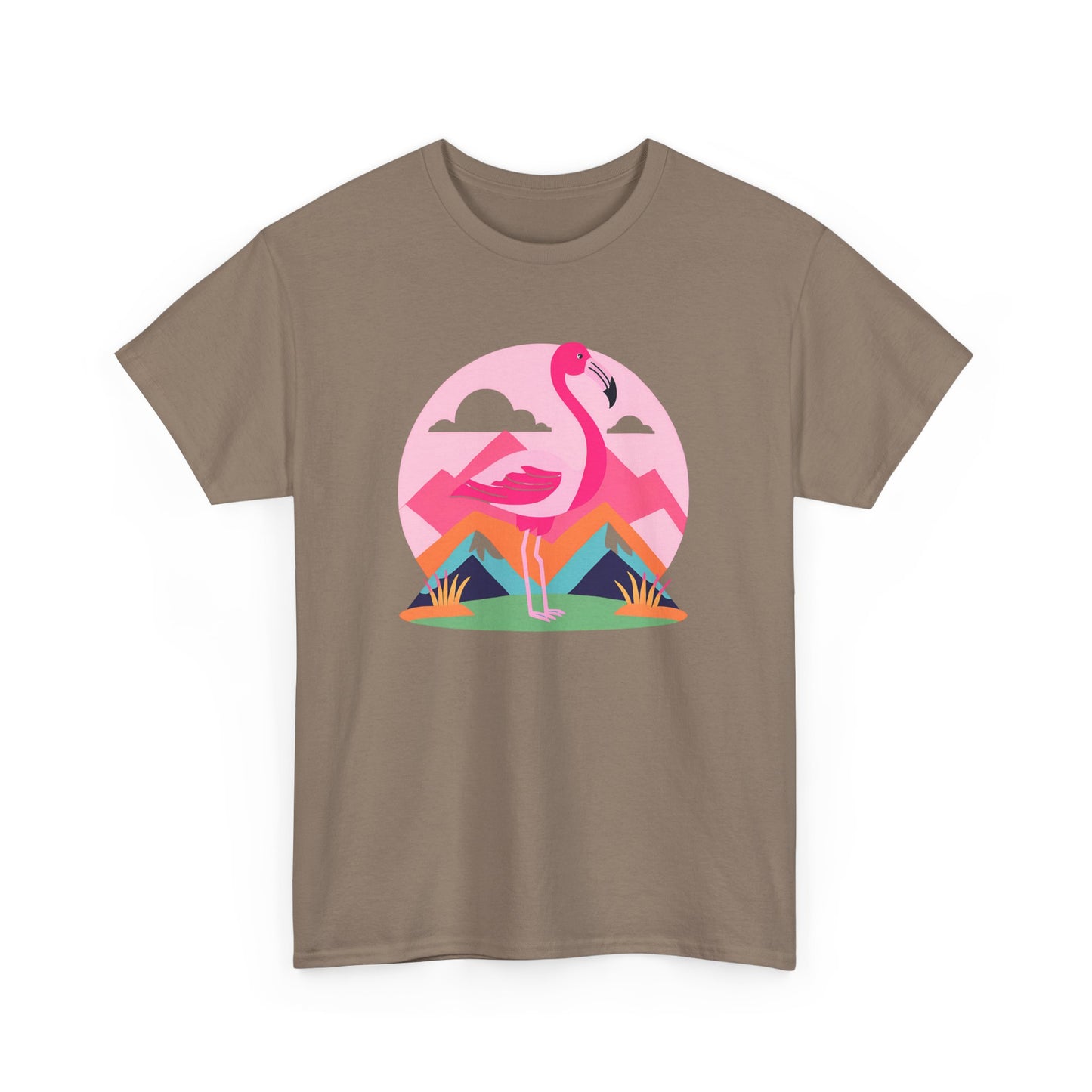 Flamingo Tee- Cotton T-shirt