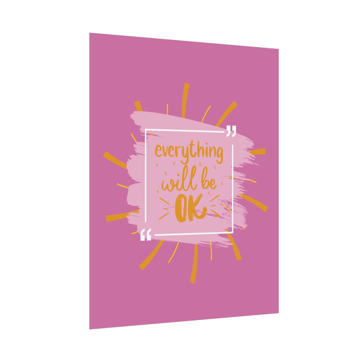 Everything Will Be Ok -Poster