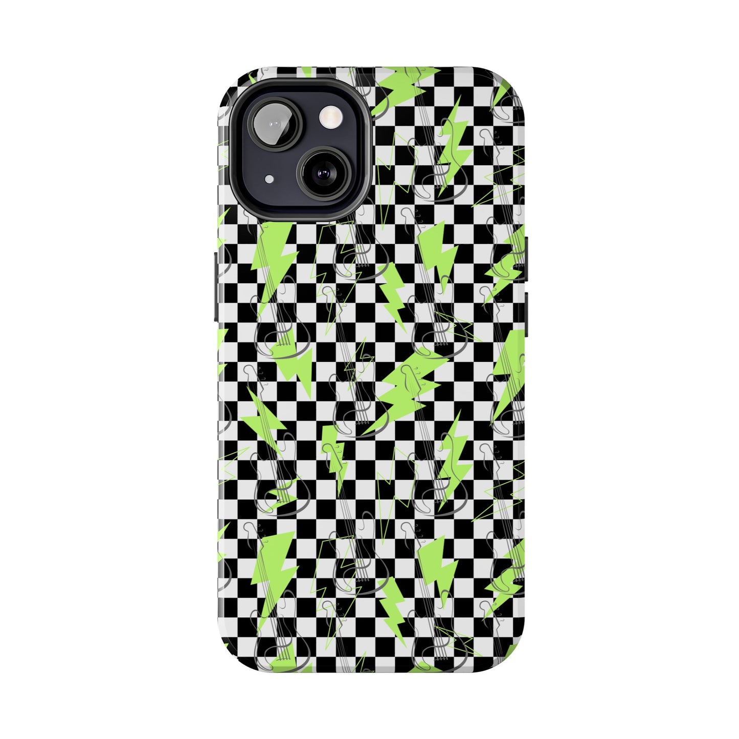 Phone Case - Lightening Guitar Rock the Day Design