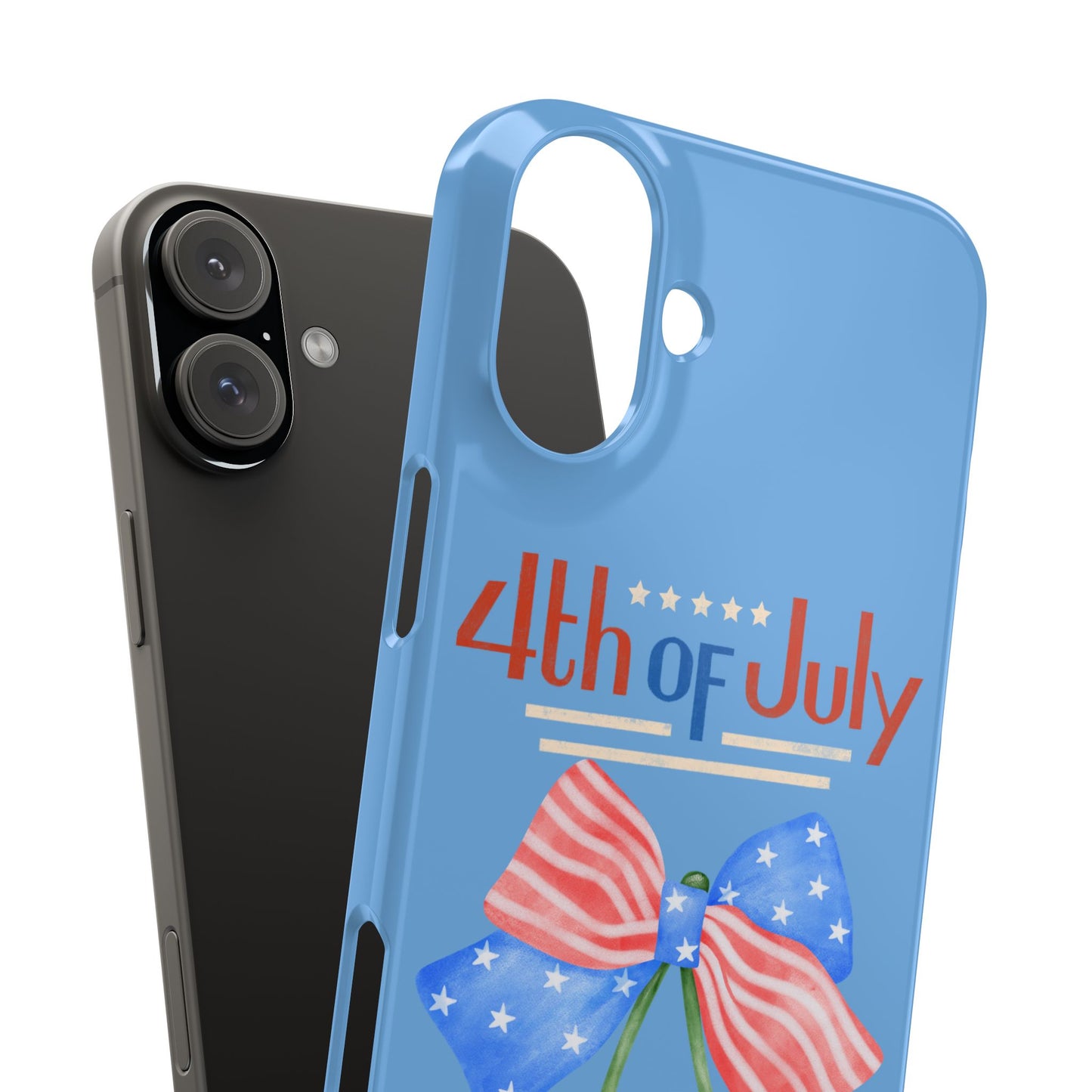 Patriotic Slim Phone Cases for 4th of July | Americana Accessories, Summer Gift, Holiday Celebration, Phone Protection