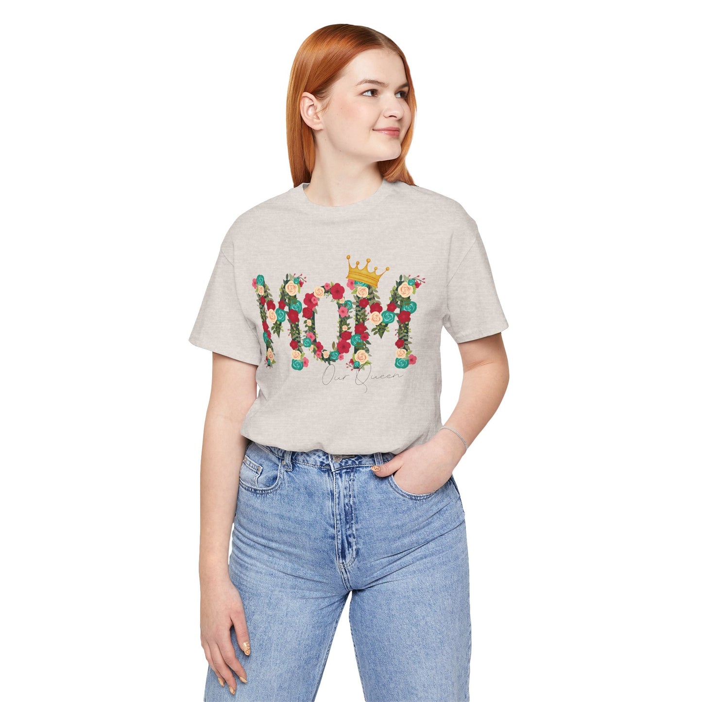 Floral Mom Queen T-Shirt - Mother's Day Gift