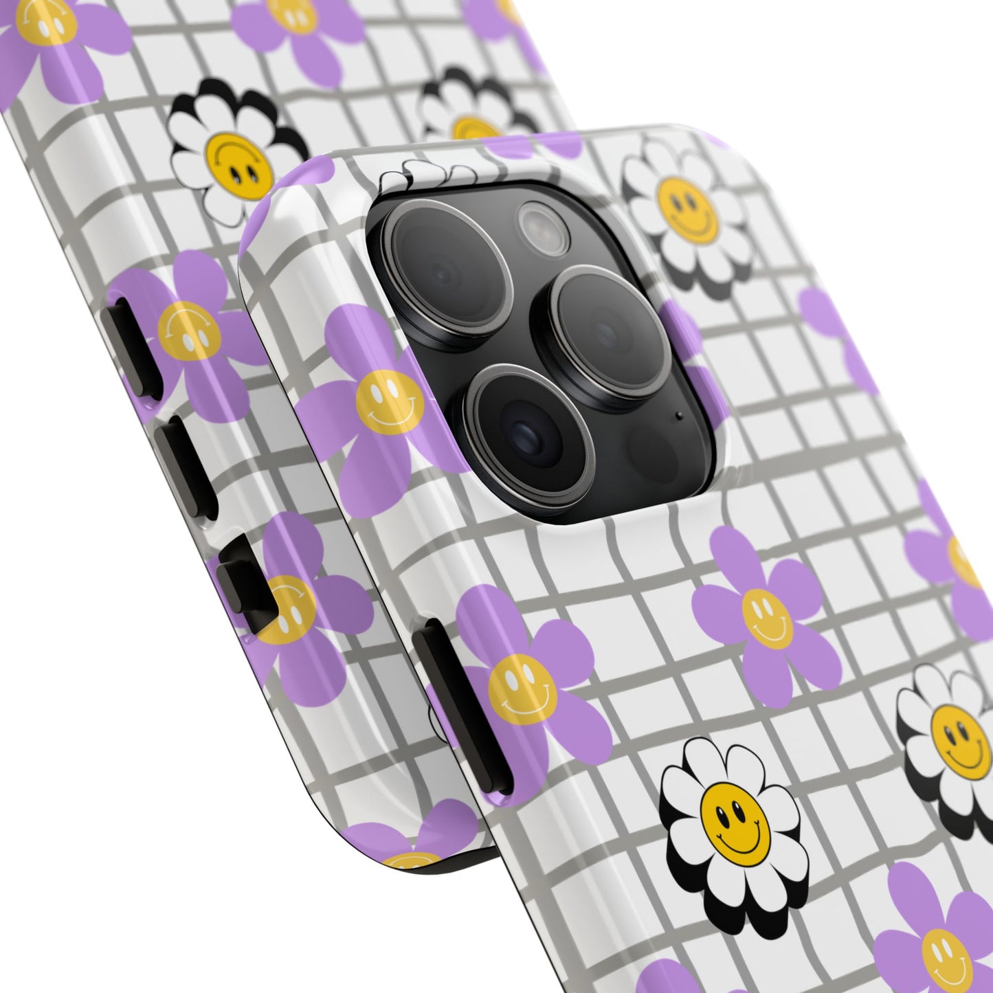 Phone Case - Flower Smiley Design