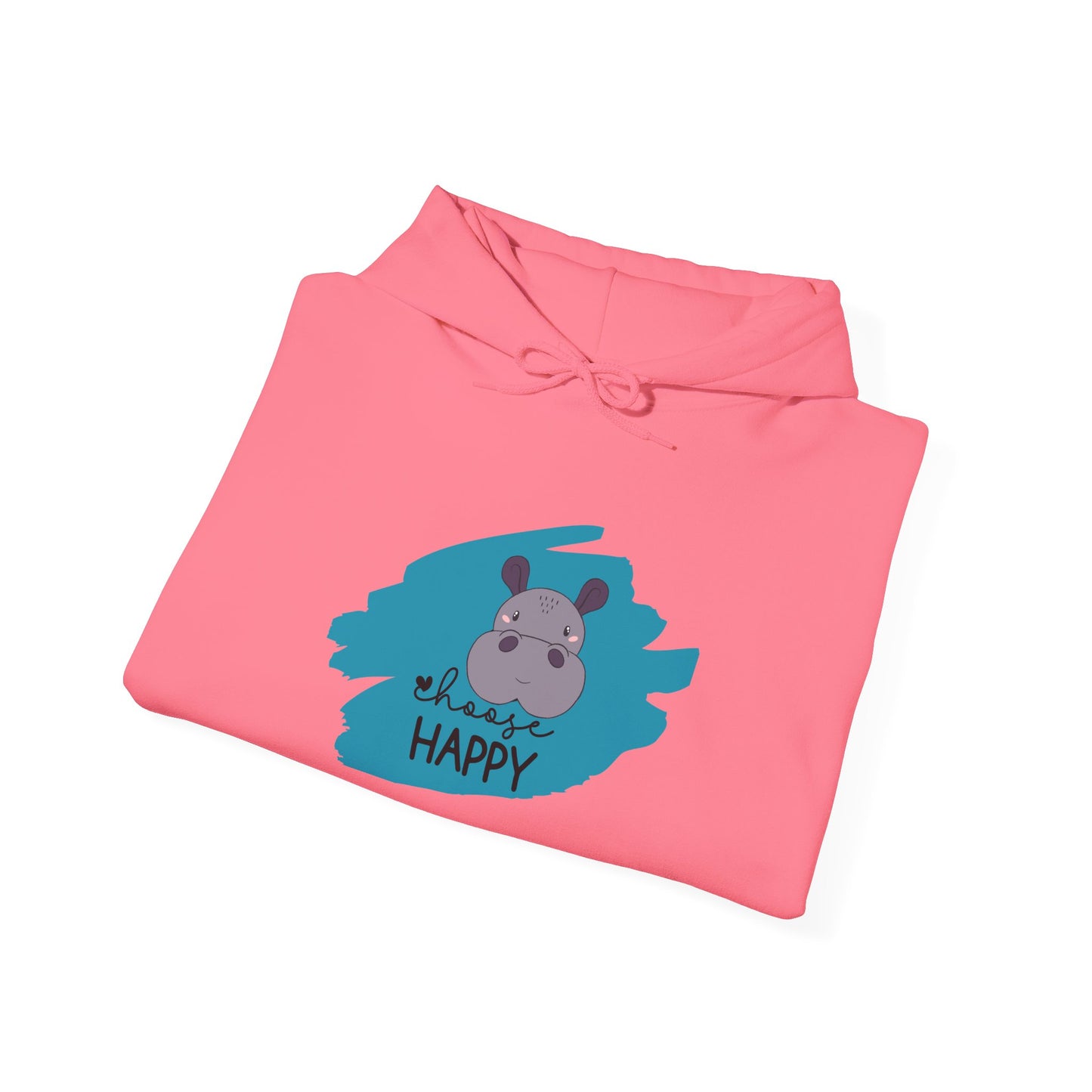 Hooded Sweatshirt - Choose Happy Choose Comfy
