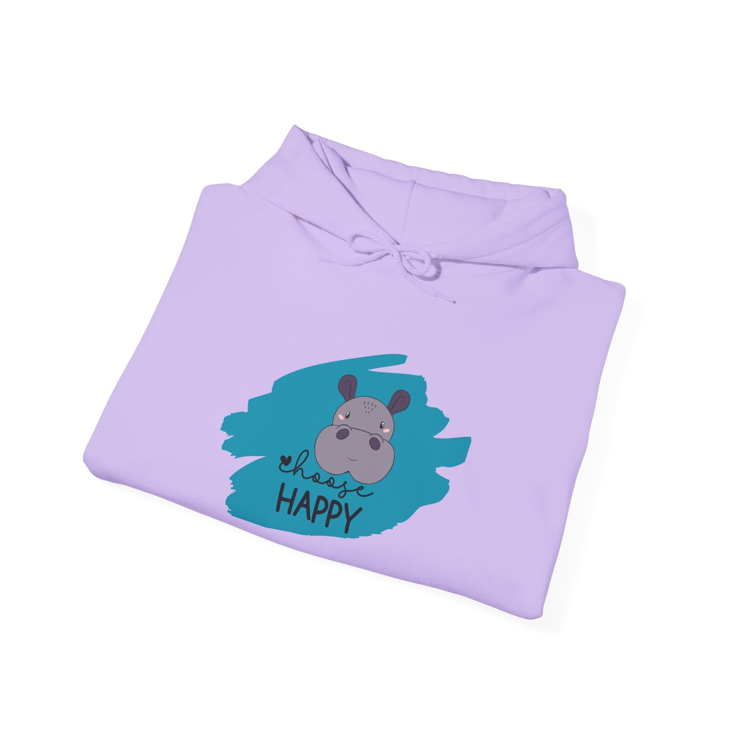Hooded Sweatshirt - Choose Happy Choose Comfy