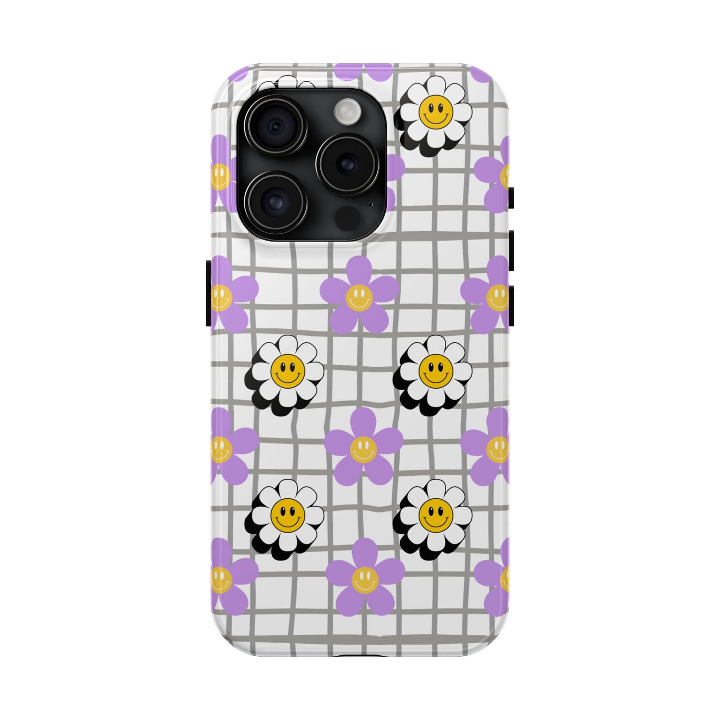 Phone Case - Flower Smiley Design