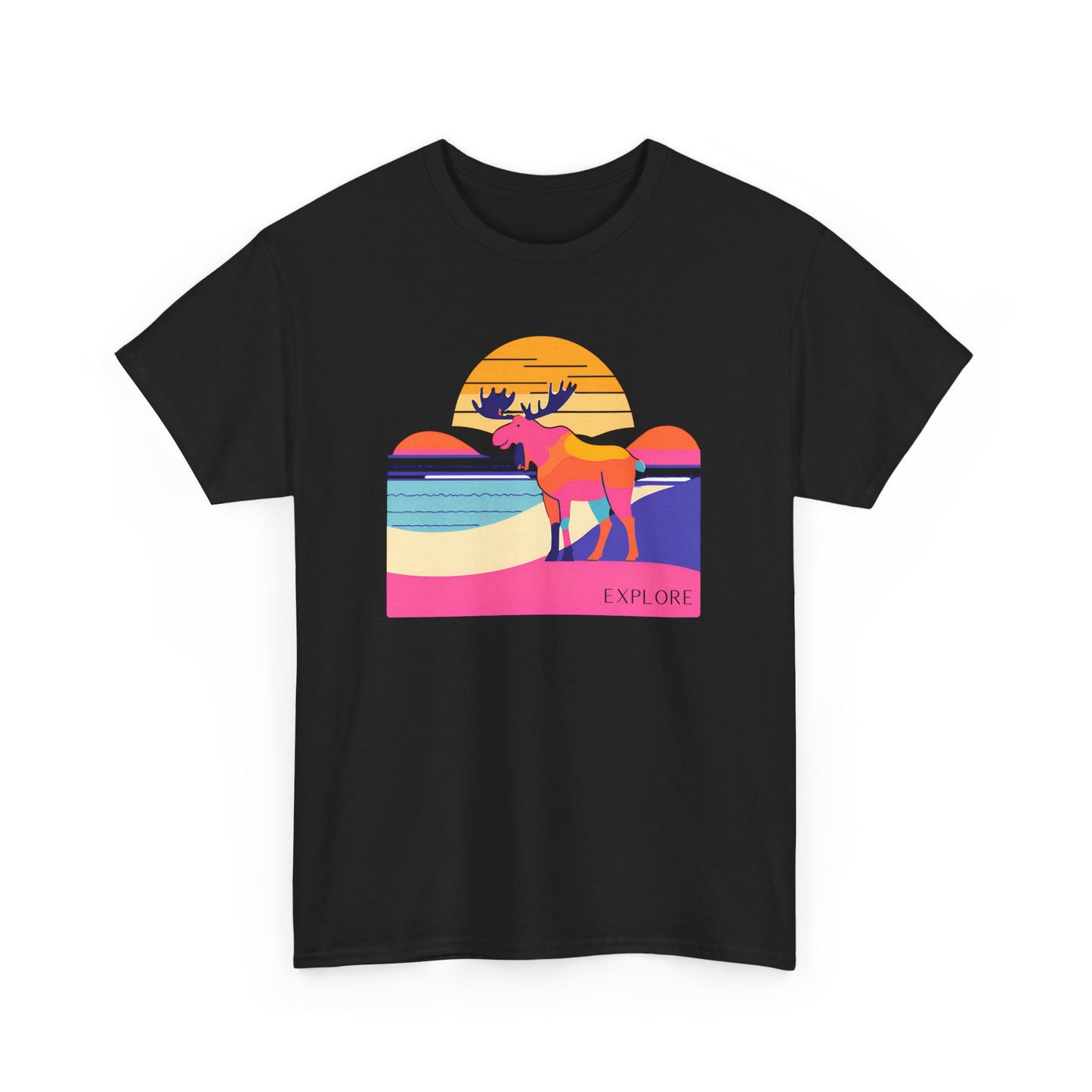 Explore Moose Tee - Adventure Lovers