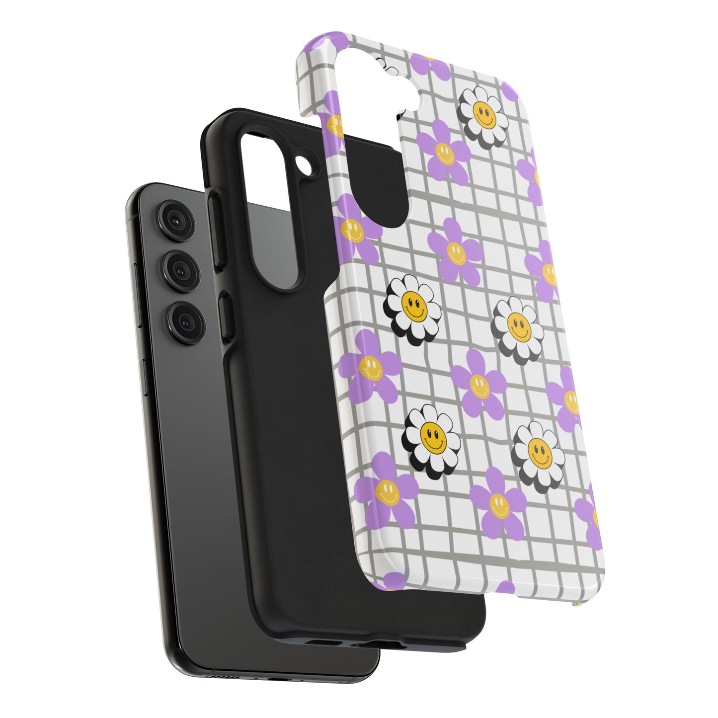 Phone Case - Flower Smiley Design