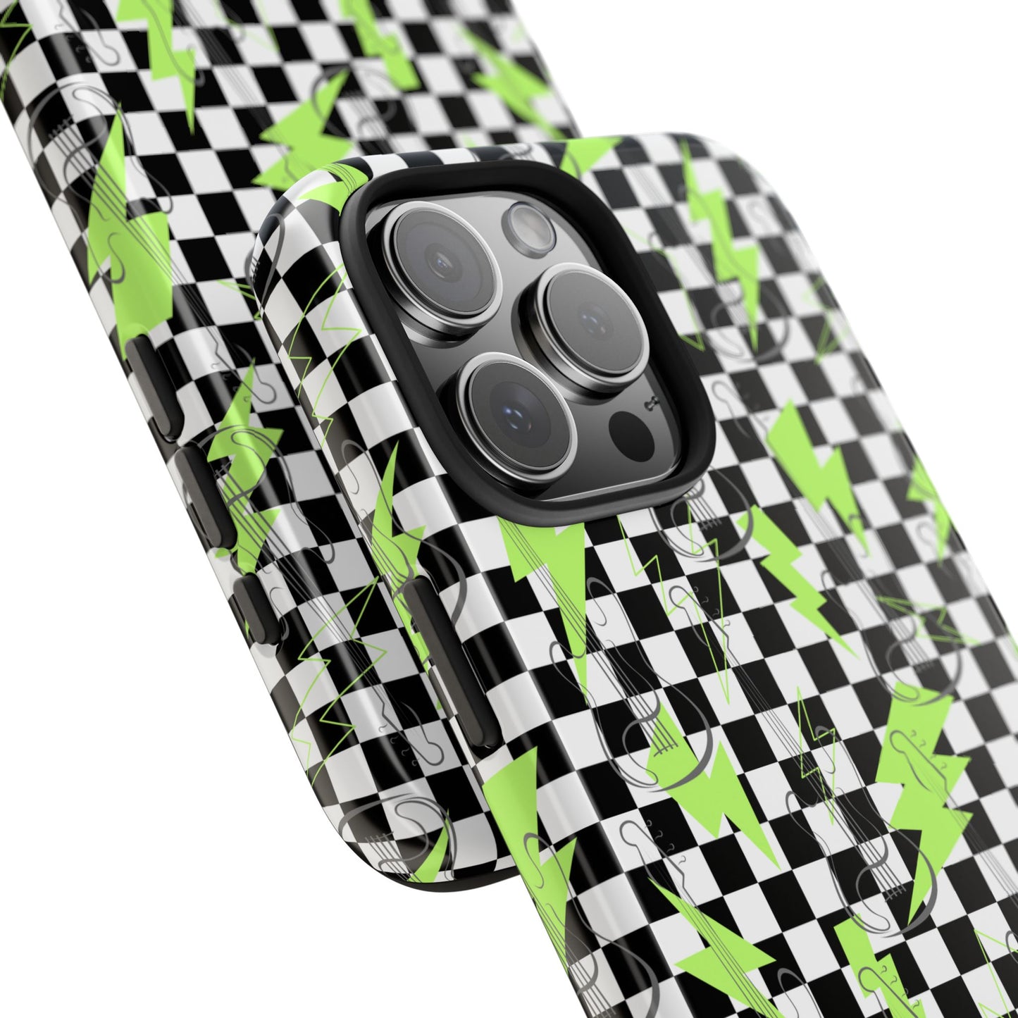 Phone Case - Lightening Guitar Rock the Day Design