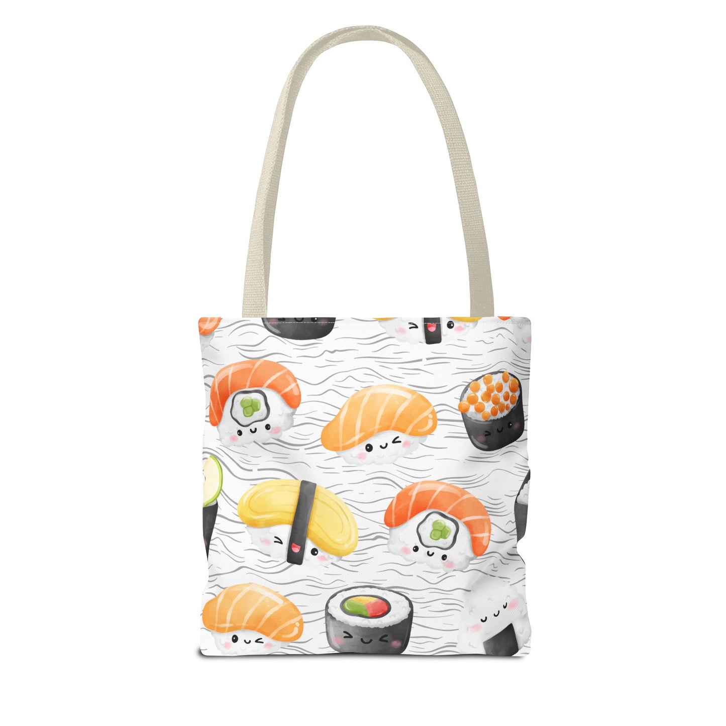 Cute Sushi Pattern Tote Bag - Perfect for Food Lovers
