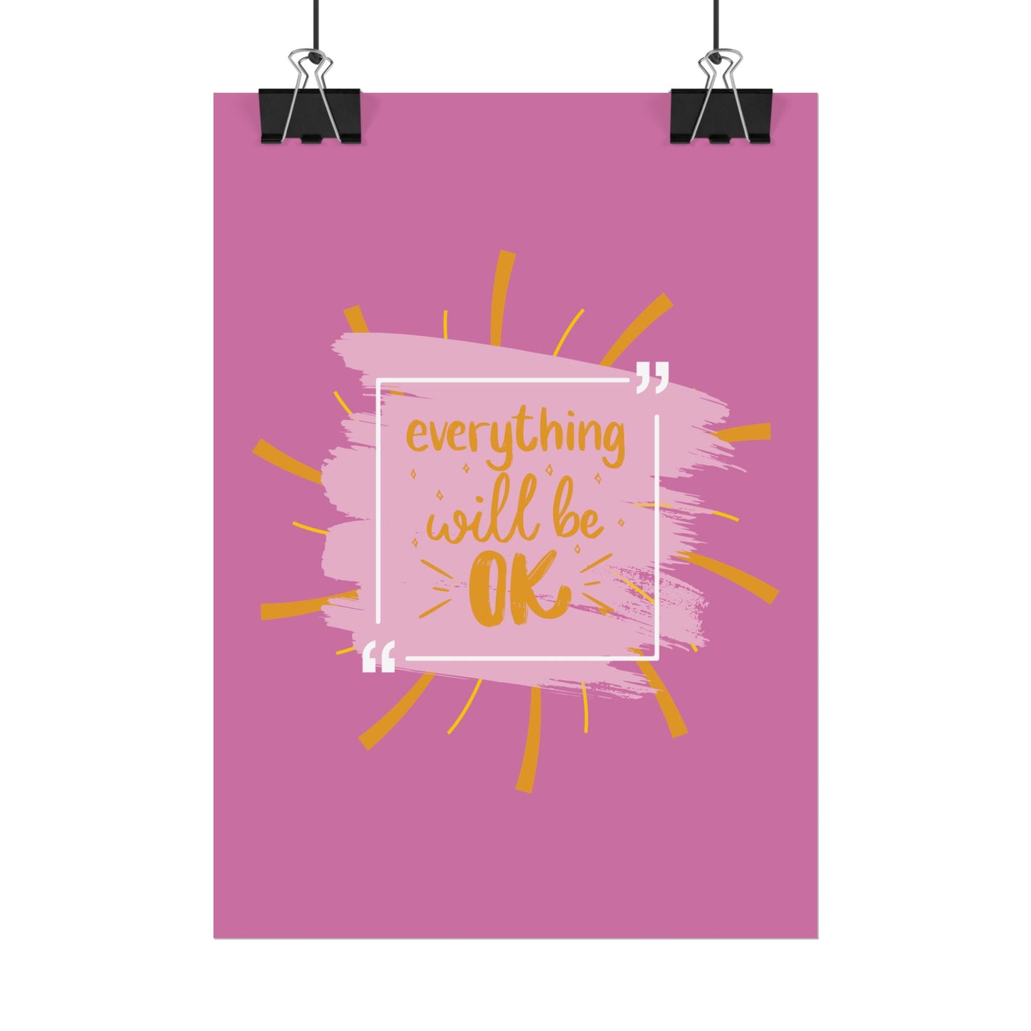 Everything Will Be Ok -Poster