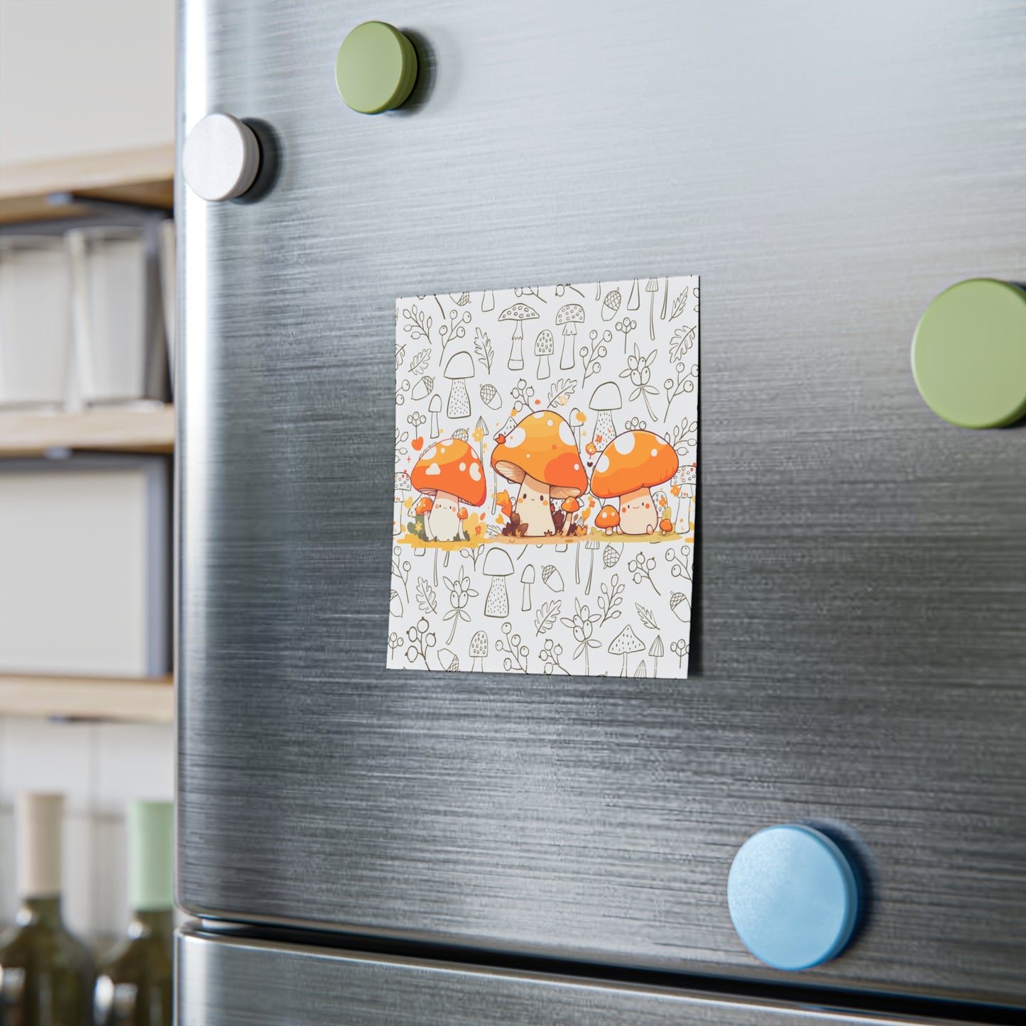 Cute Mushroom Post-it® Note Pads - Whimsical Sticky Notes for Nature Lovers