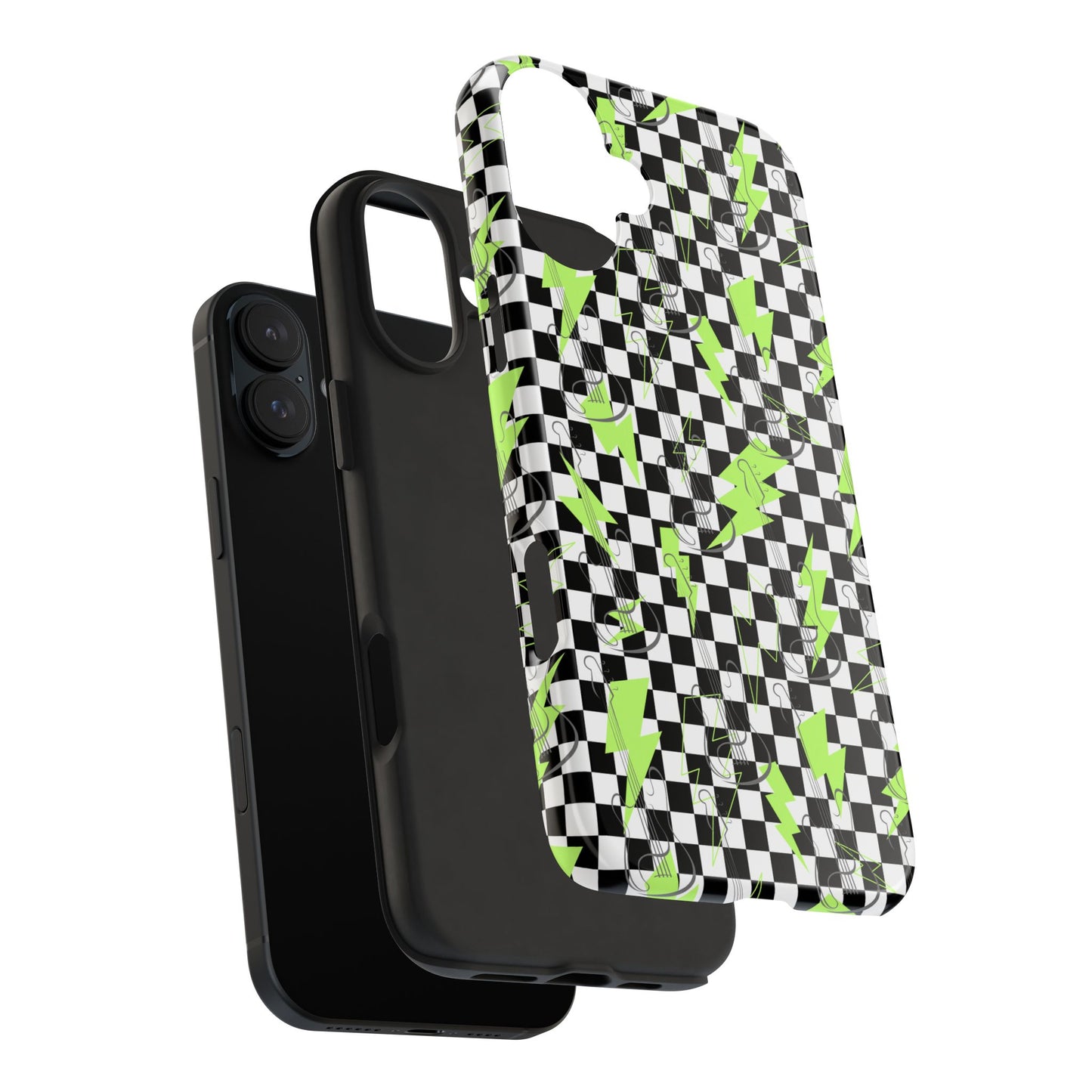Phone Case - Lightening Guitar Rock the Day Design