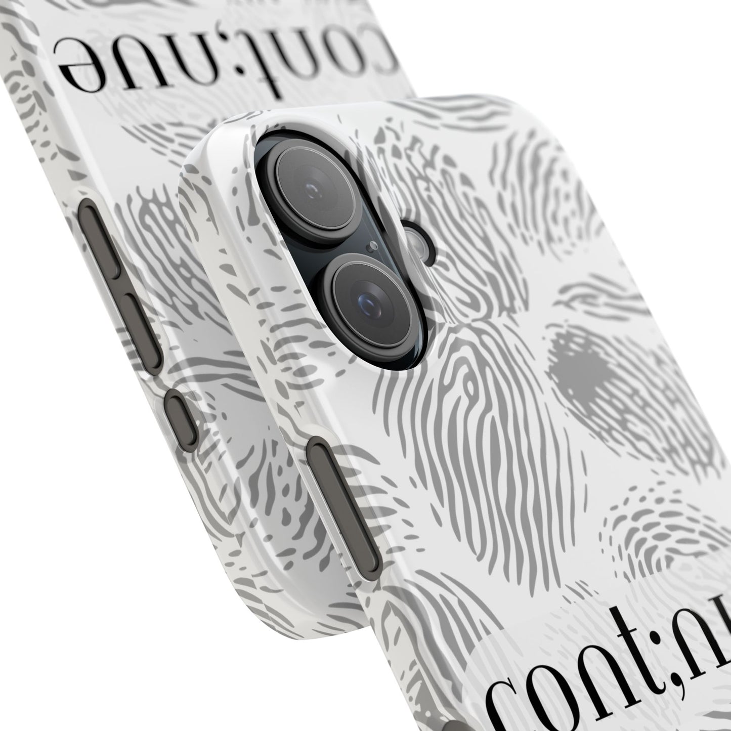 Fingerprint Design Slim Phone Case