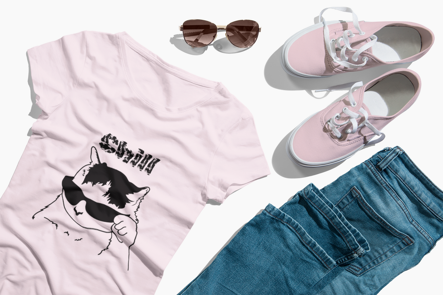 Cool Cat Kids Tee- Chill tee