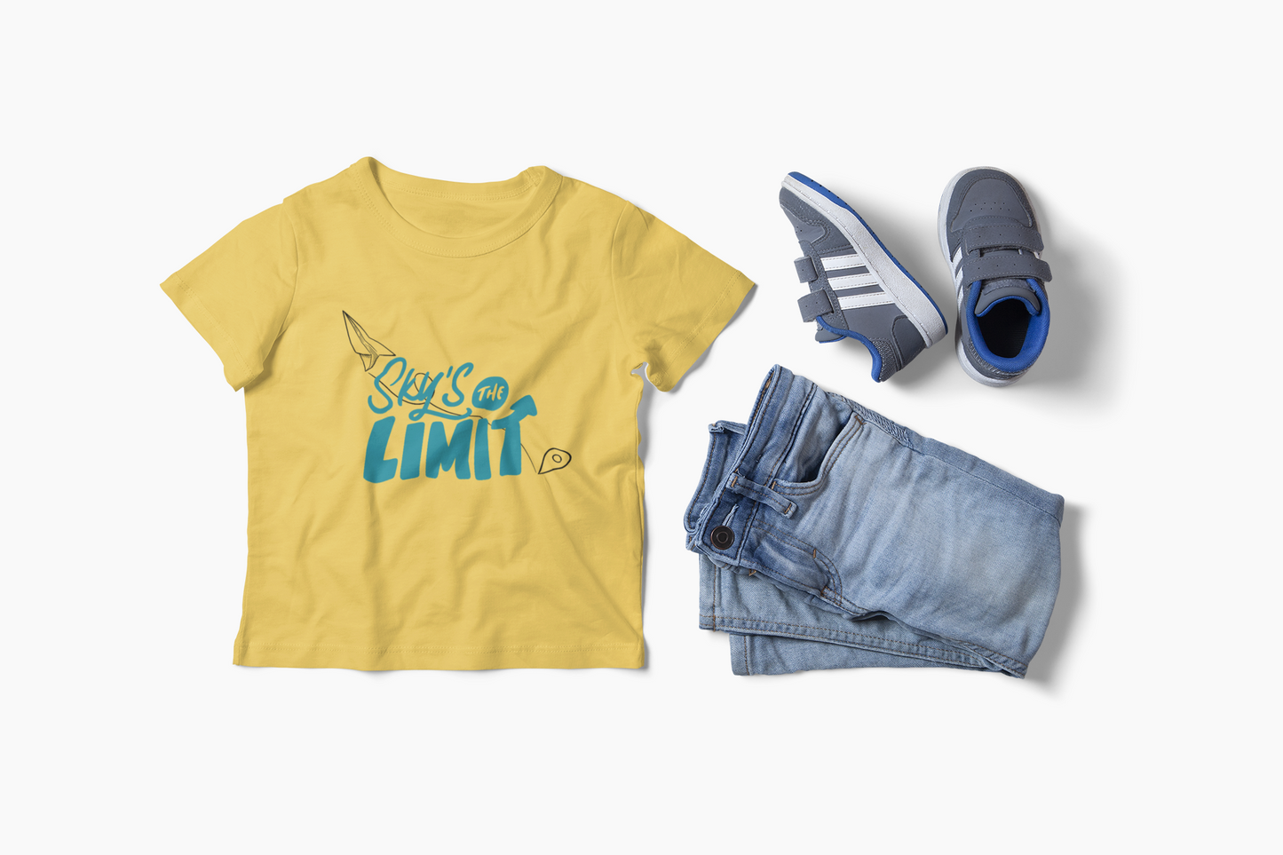 Kids Tee - 'Sky is the limit'- Inspirational Design