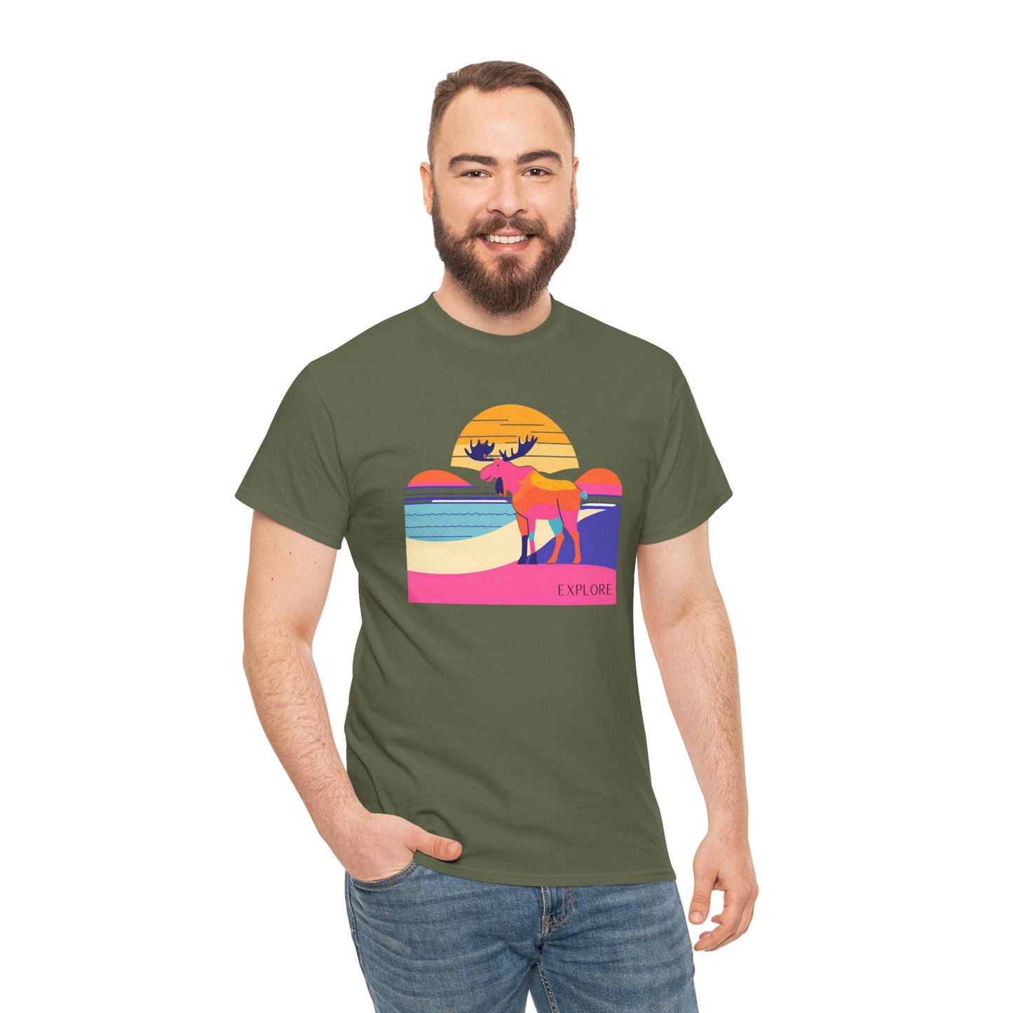 Explore Moose Tee - Adventure Lovers