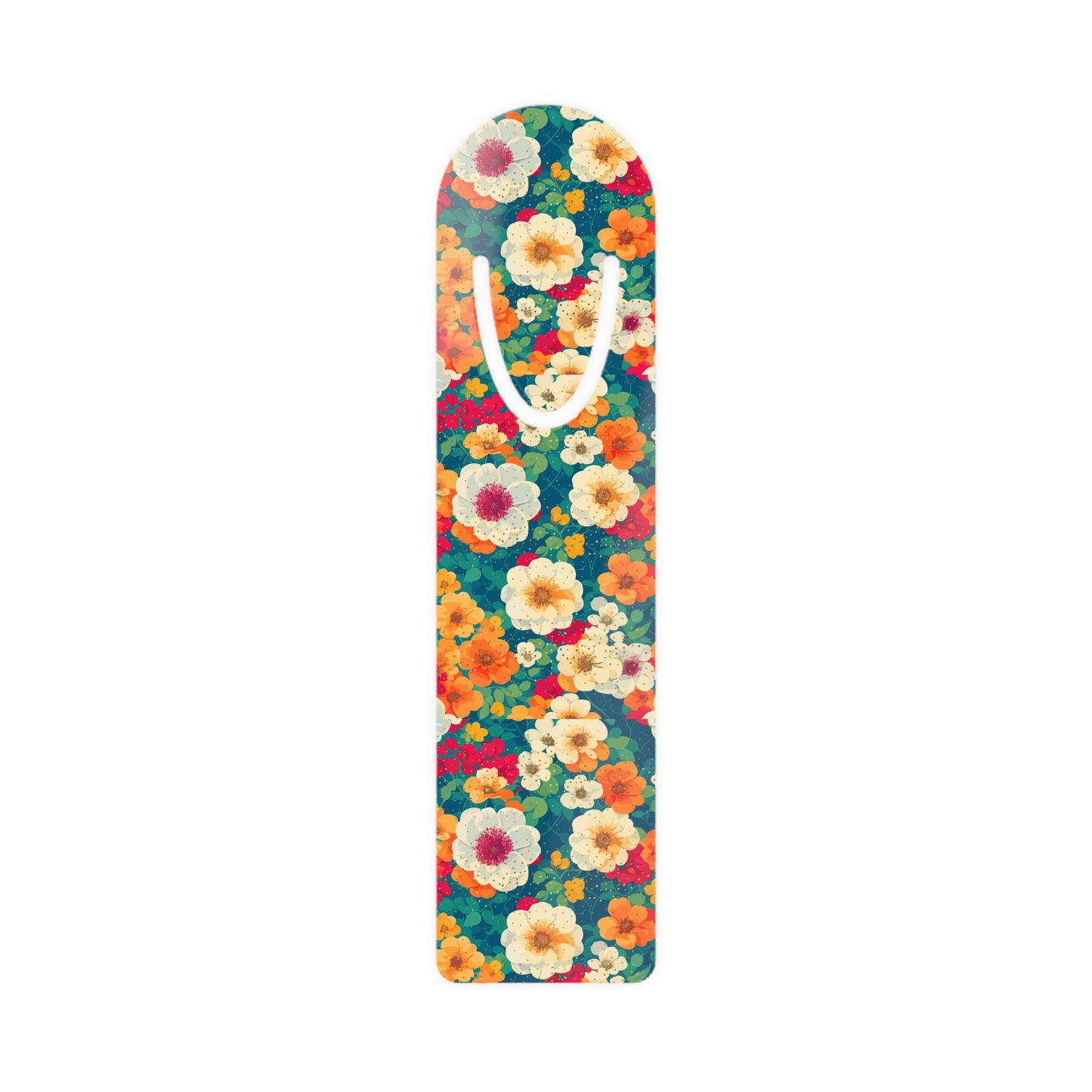 Floral Metal Bookmark