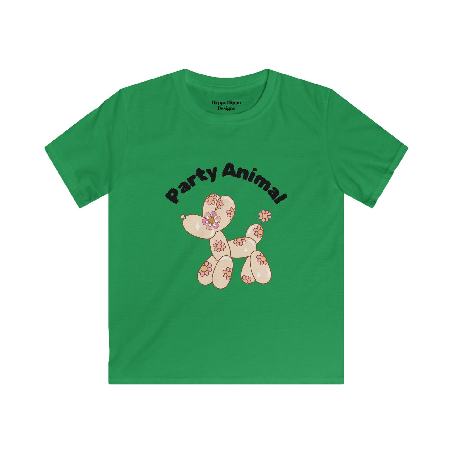 Kids Party Animal Tee - Fun and Playful Softstyle T-Shirt for Celebrations