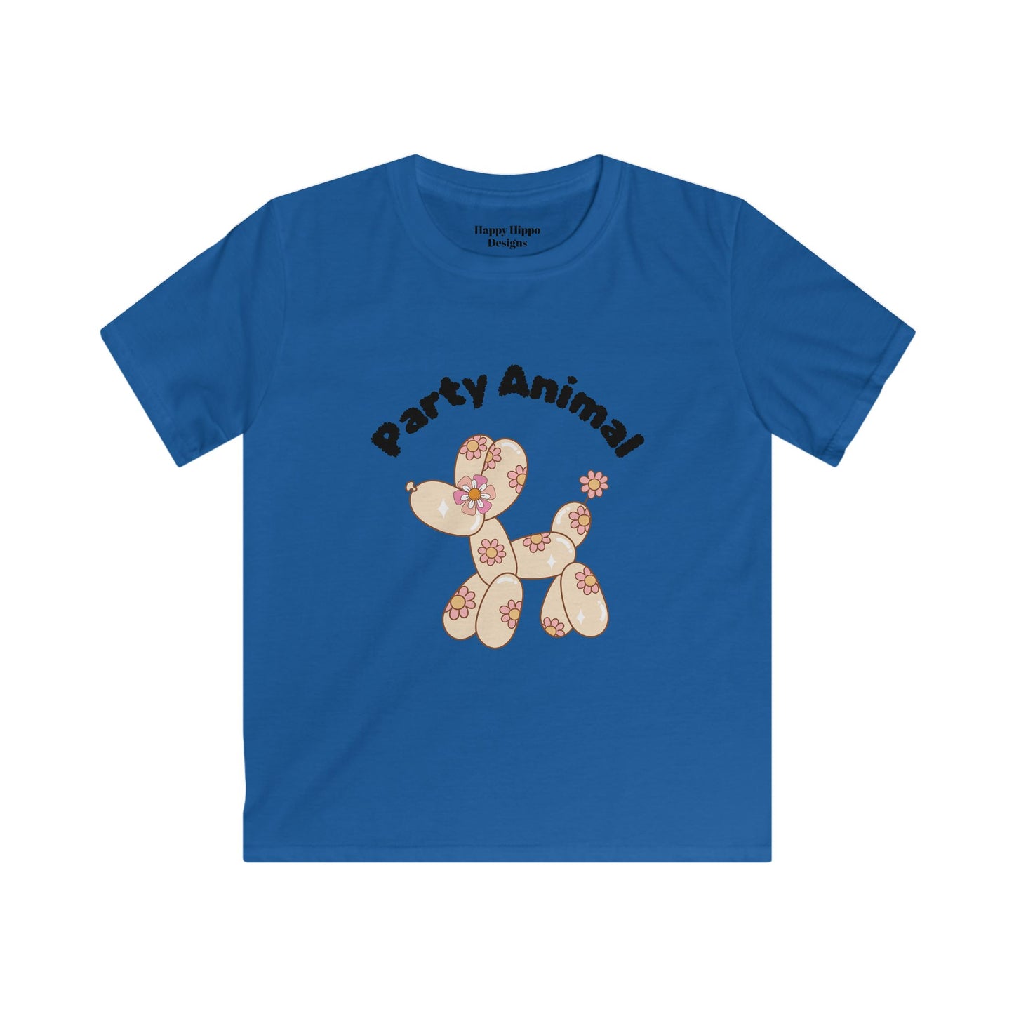Kids Party Animal Tee - Fun and Playful Softstyle T-Shirt for Celebrations