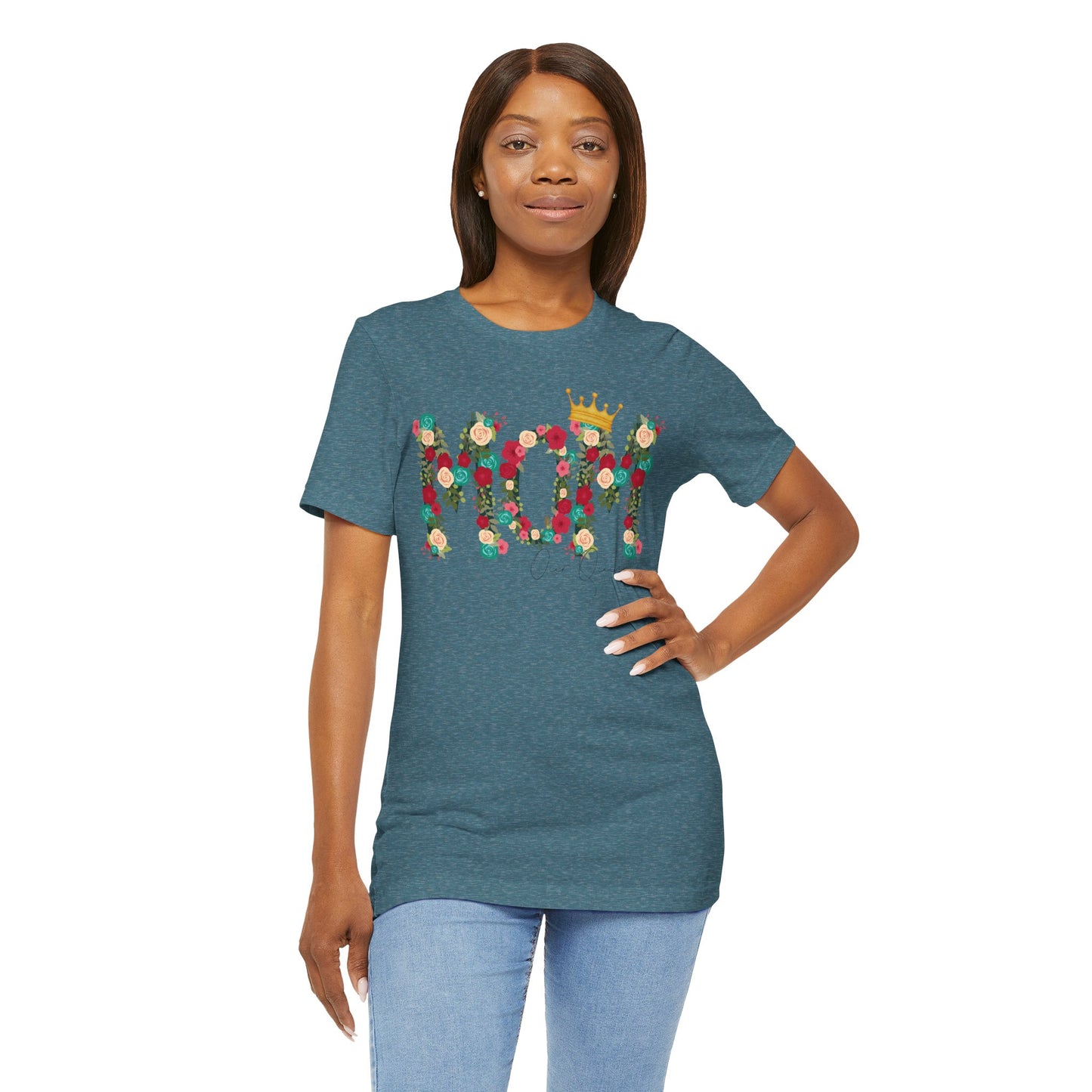Floral Mom Queen T-Shirt - Mother's Day Gift