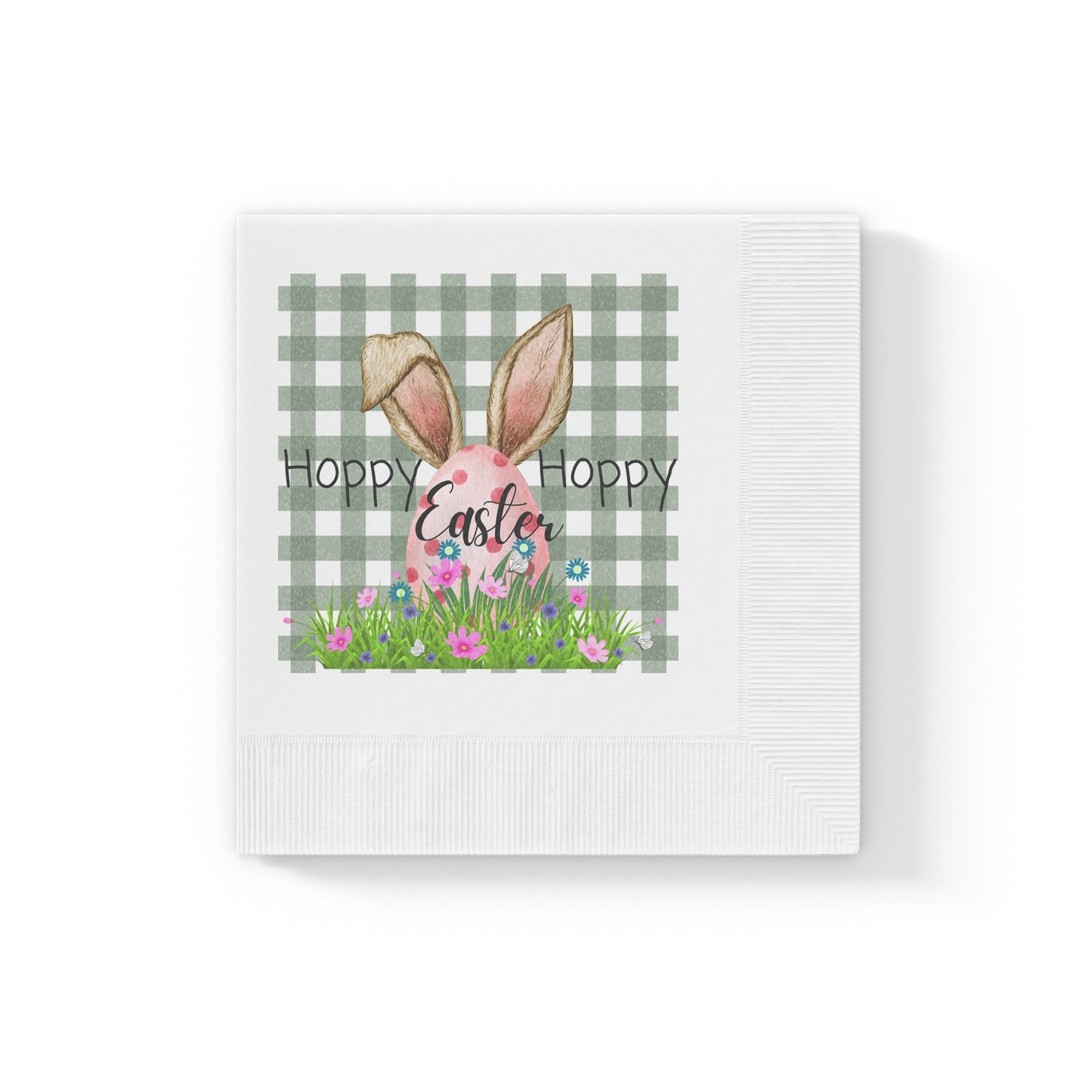 Hoppy Easter Decor Napkins - Festive Bunny Design for Spring Celebrations