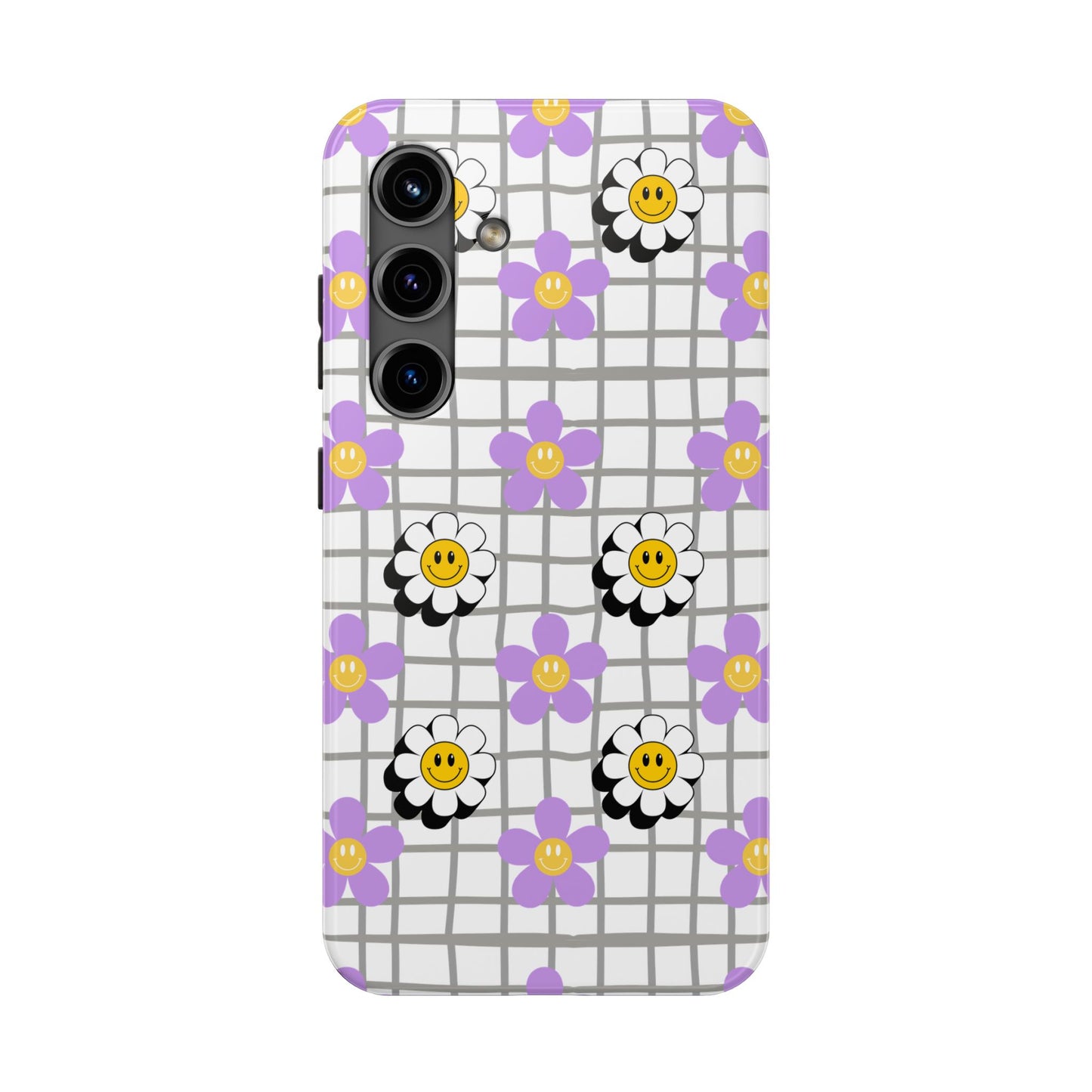 Phone Case - Flower Smiley Design