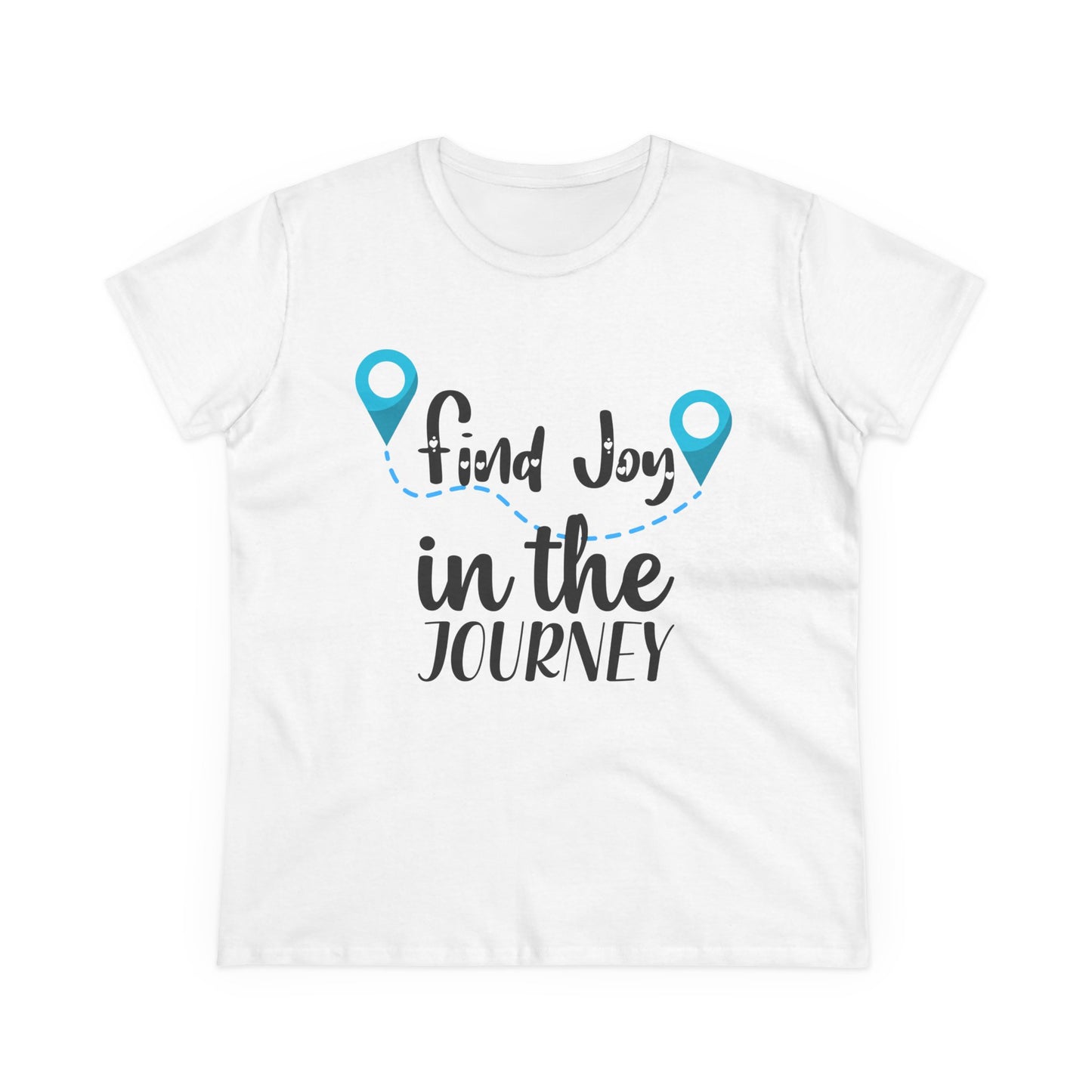 Cotton Tee - Find Joy in the Journey Graphic Shirt