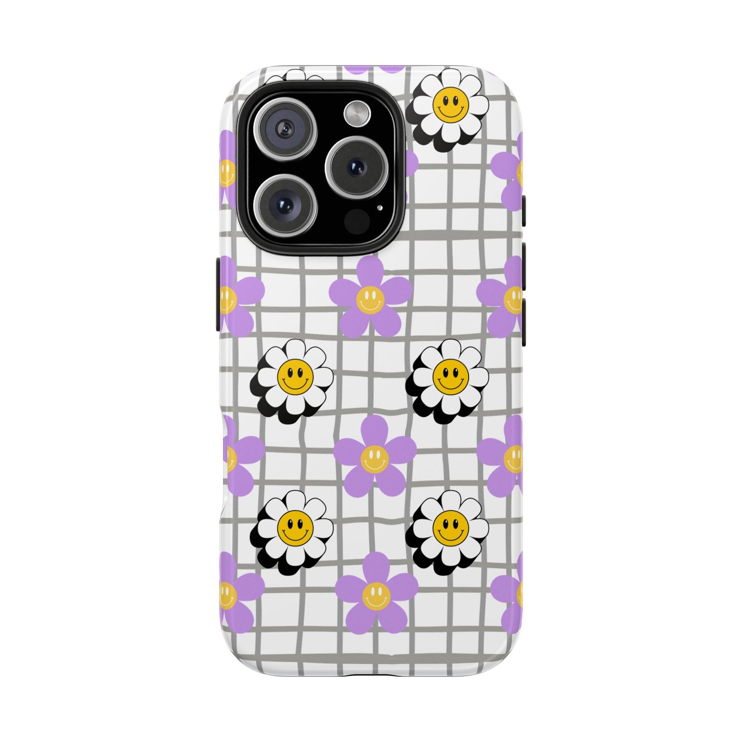 Phone Case - Flower Smiley Design