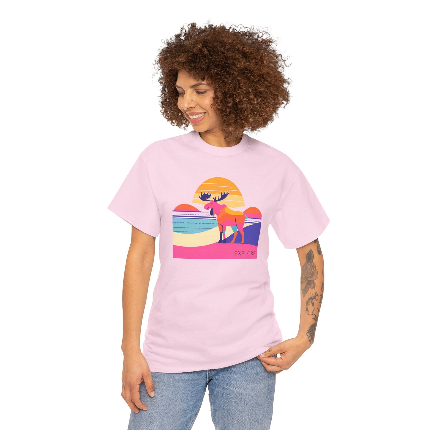 Explore Moose Tee - Adventure Lovers