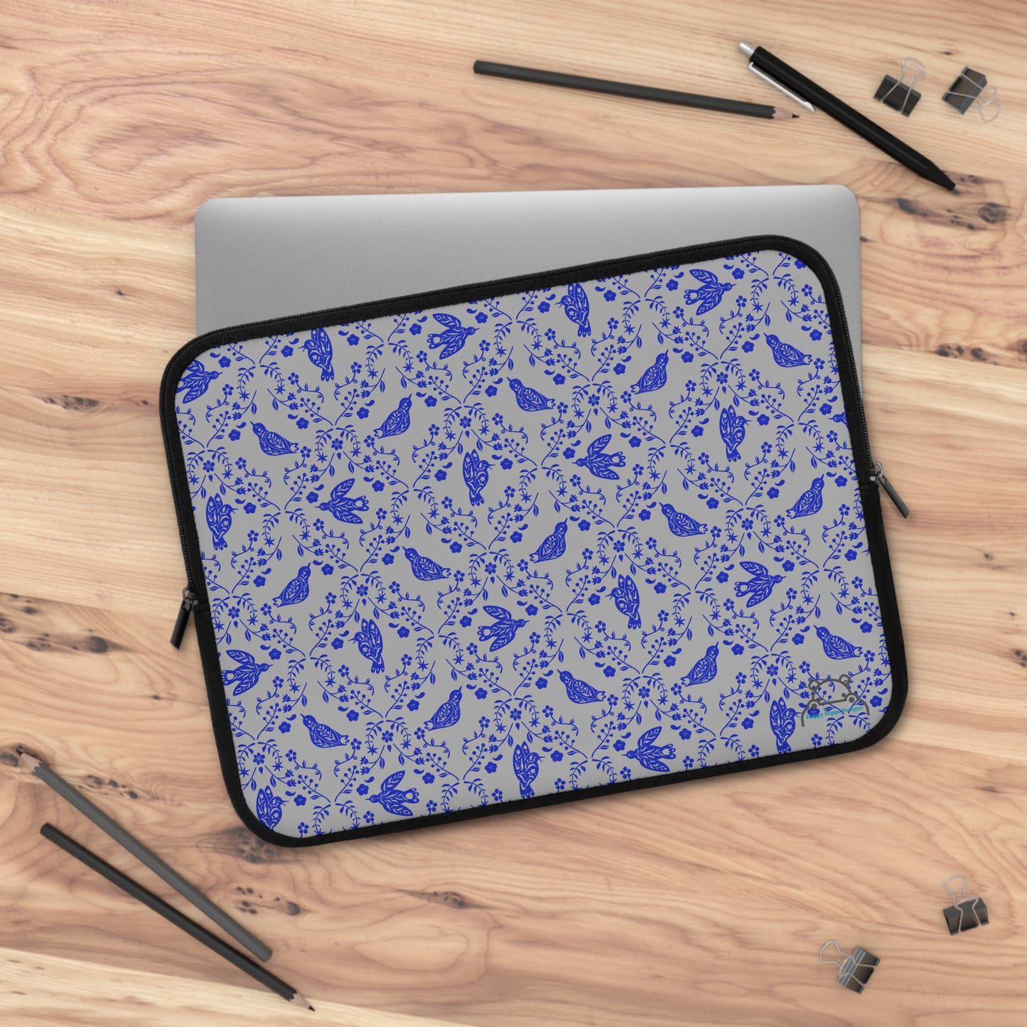 Elegant Floral Laptop Sleeve