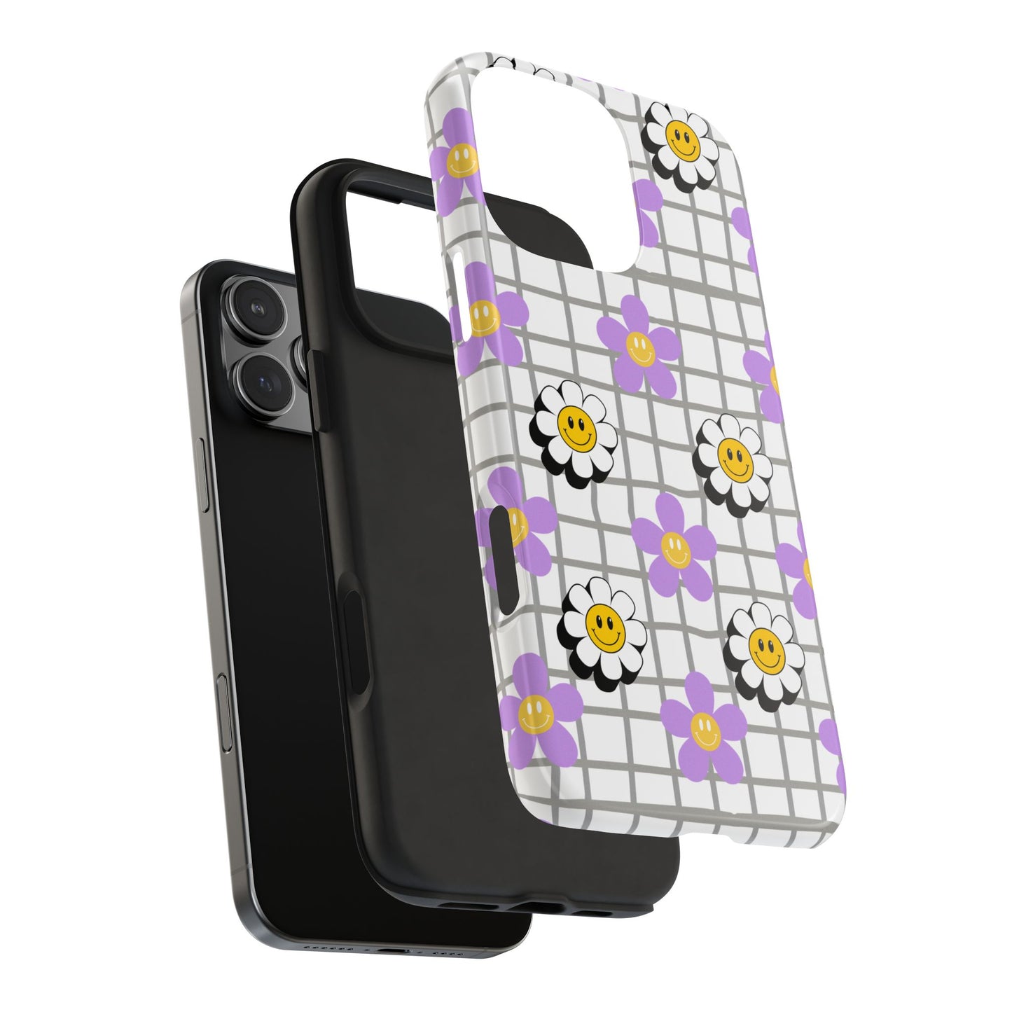Phone Case - Flower Smiley Design