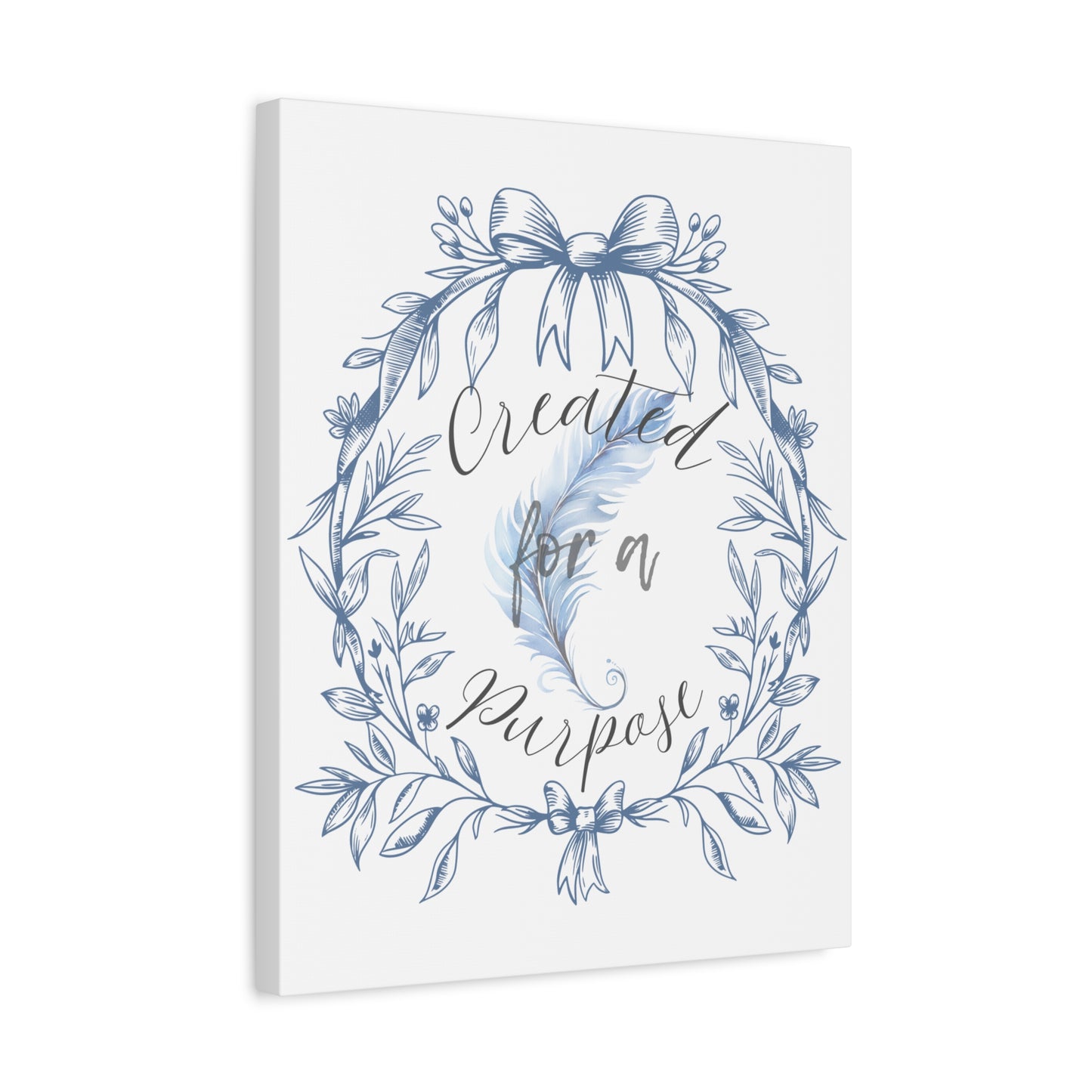Inspirational Canvas Art - 'Created for a Purpose' Wall Decor