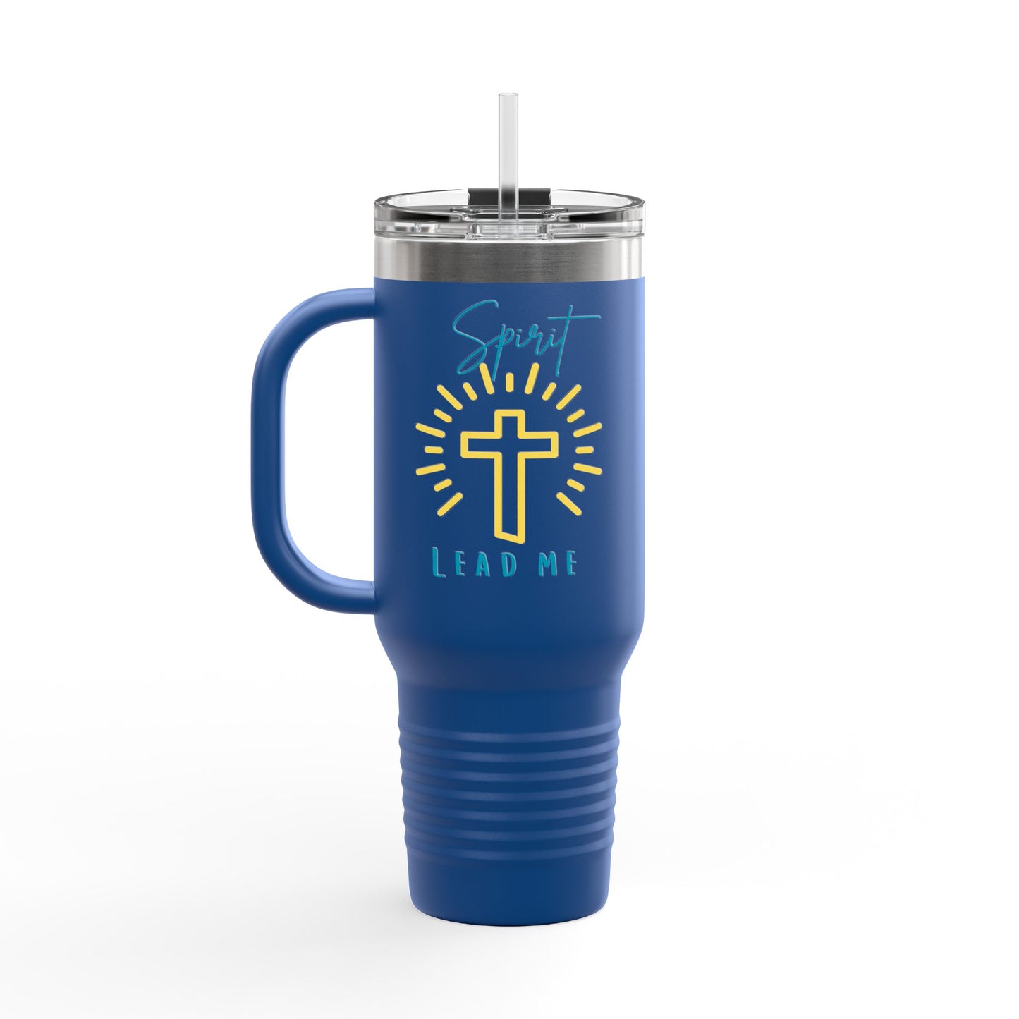 Spirit Lead me, Inspirational Insulated Travel Mug