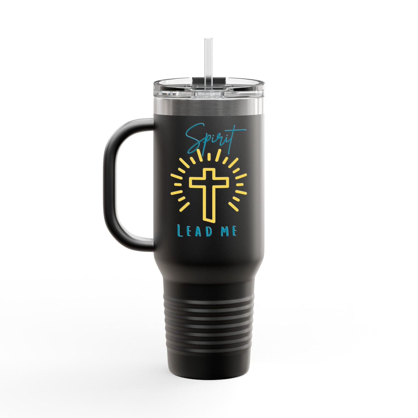 Spirit Lead me, Inspirational Insulated Travel Mug