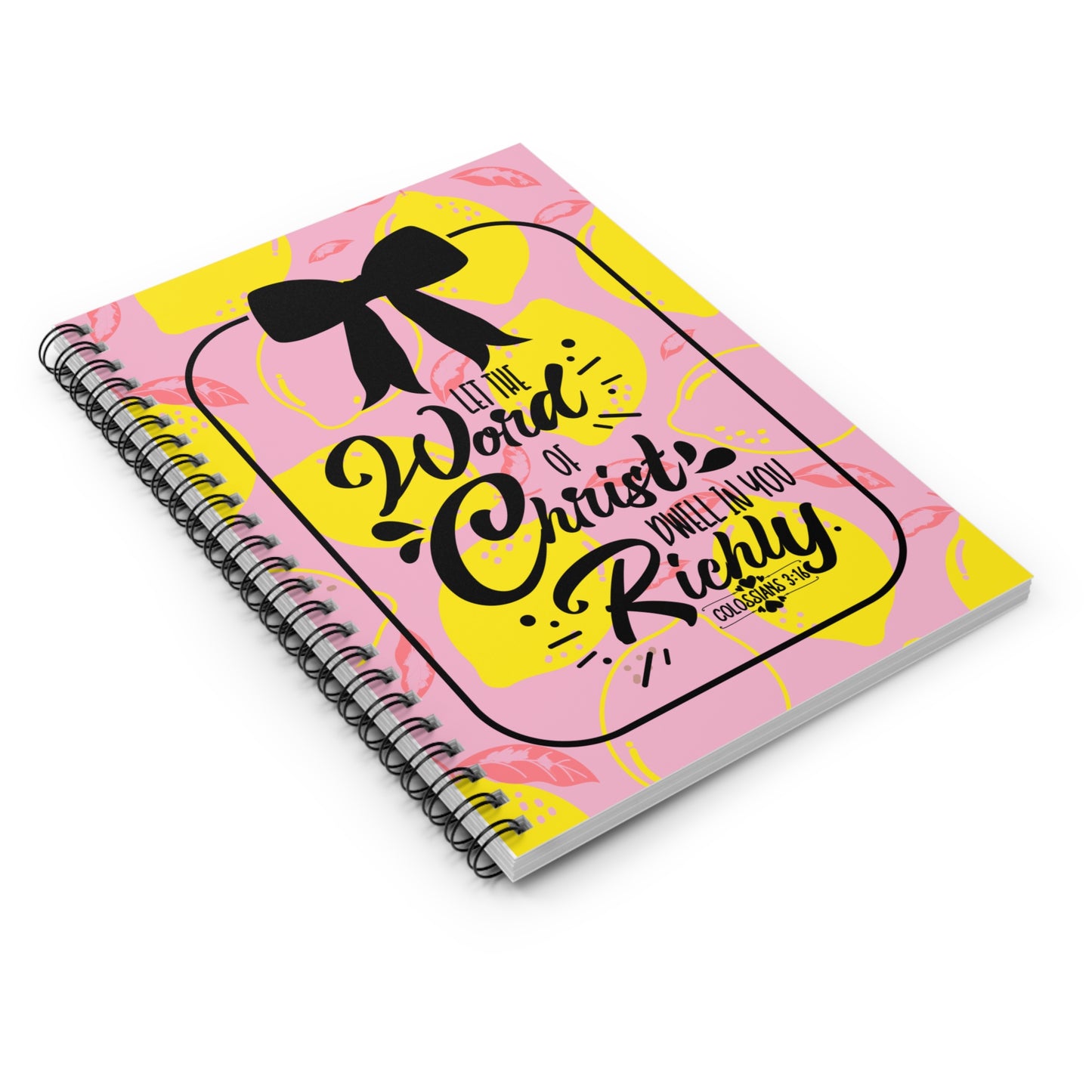 Faith & Creativity Bible Study & Journaling Spiral Notebook
