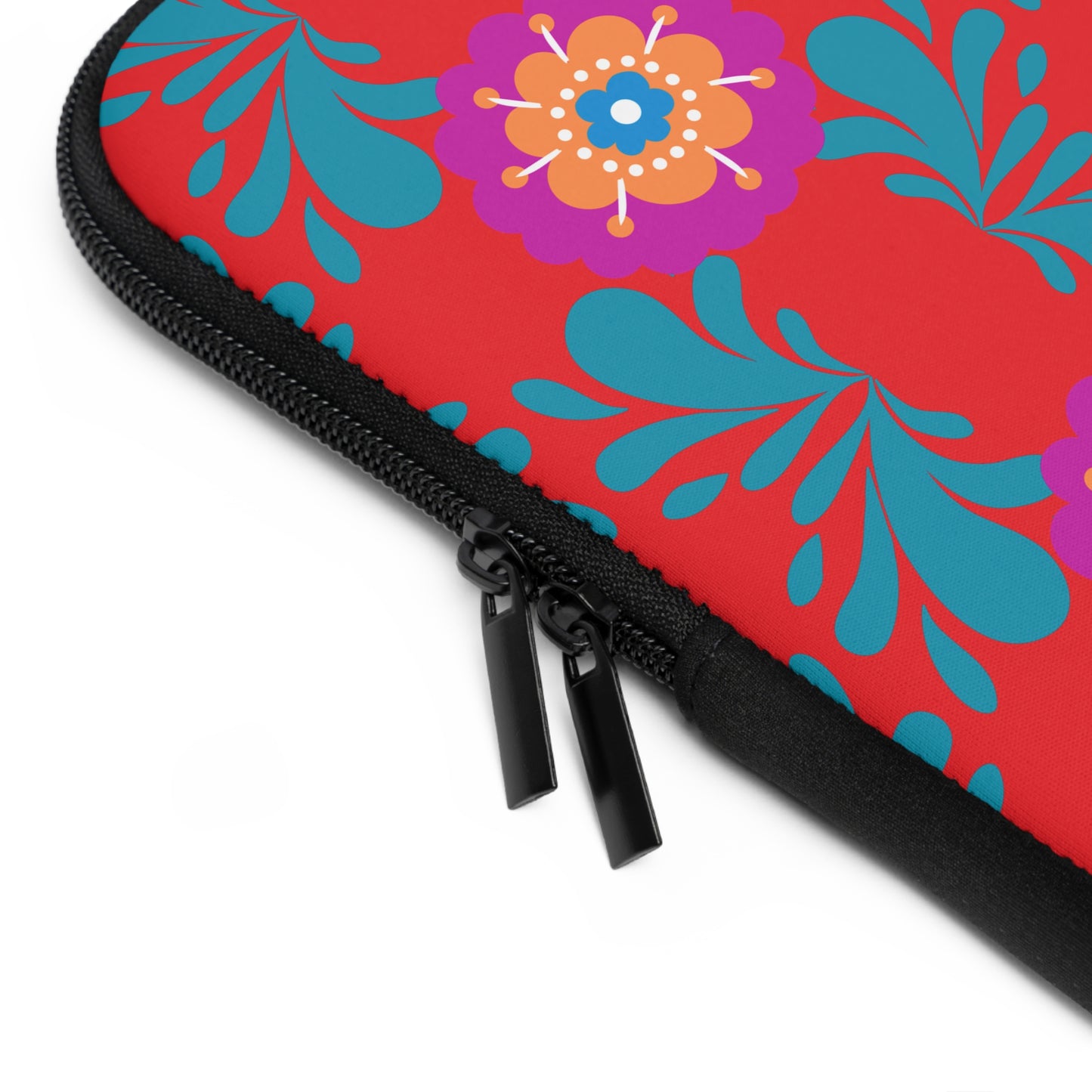 Colorful Floral Laptop Sleeve, Vibrant Tech Accessory for Students