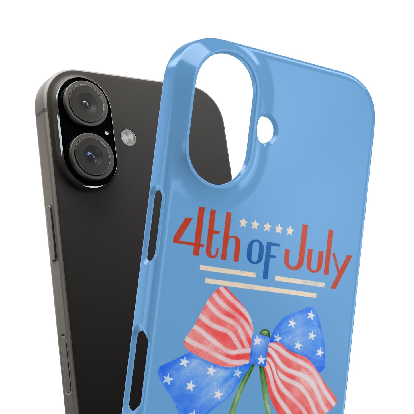 Patriotic Slim Phone Cases for 4th of July | Americana Accessories, Summer Gift, Holiday Celebration, Phone Protection