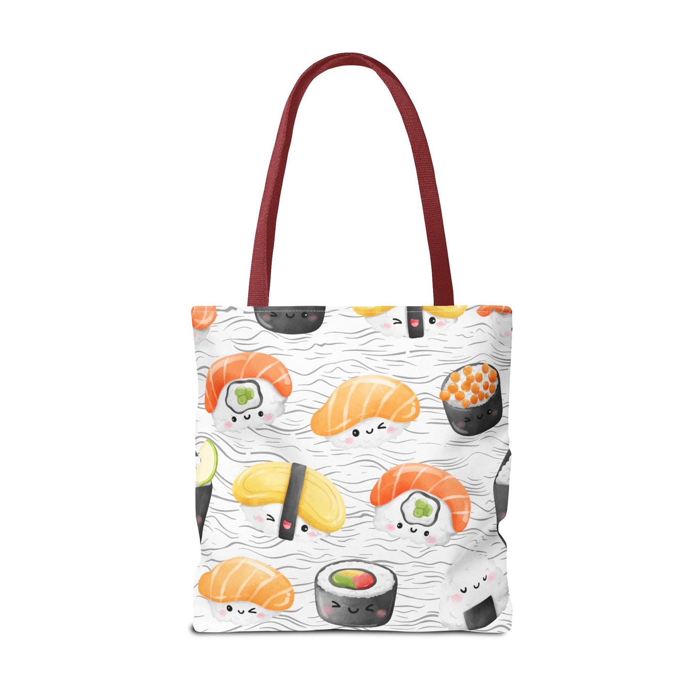 Cute Sushi Pattern Tote Bag - Perfect for Food Lovers