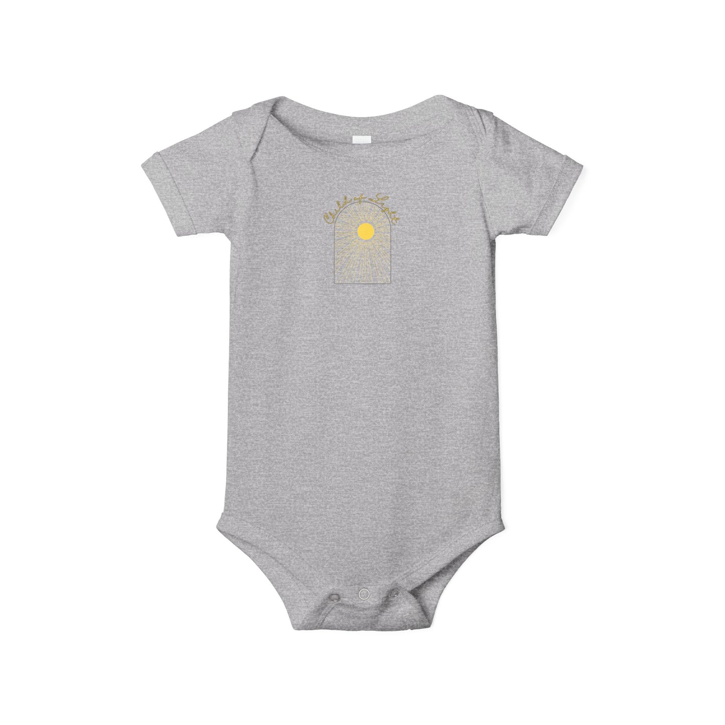 Onesie Infant Jersey with Child of Light Ephesians 5:8 Verse