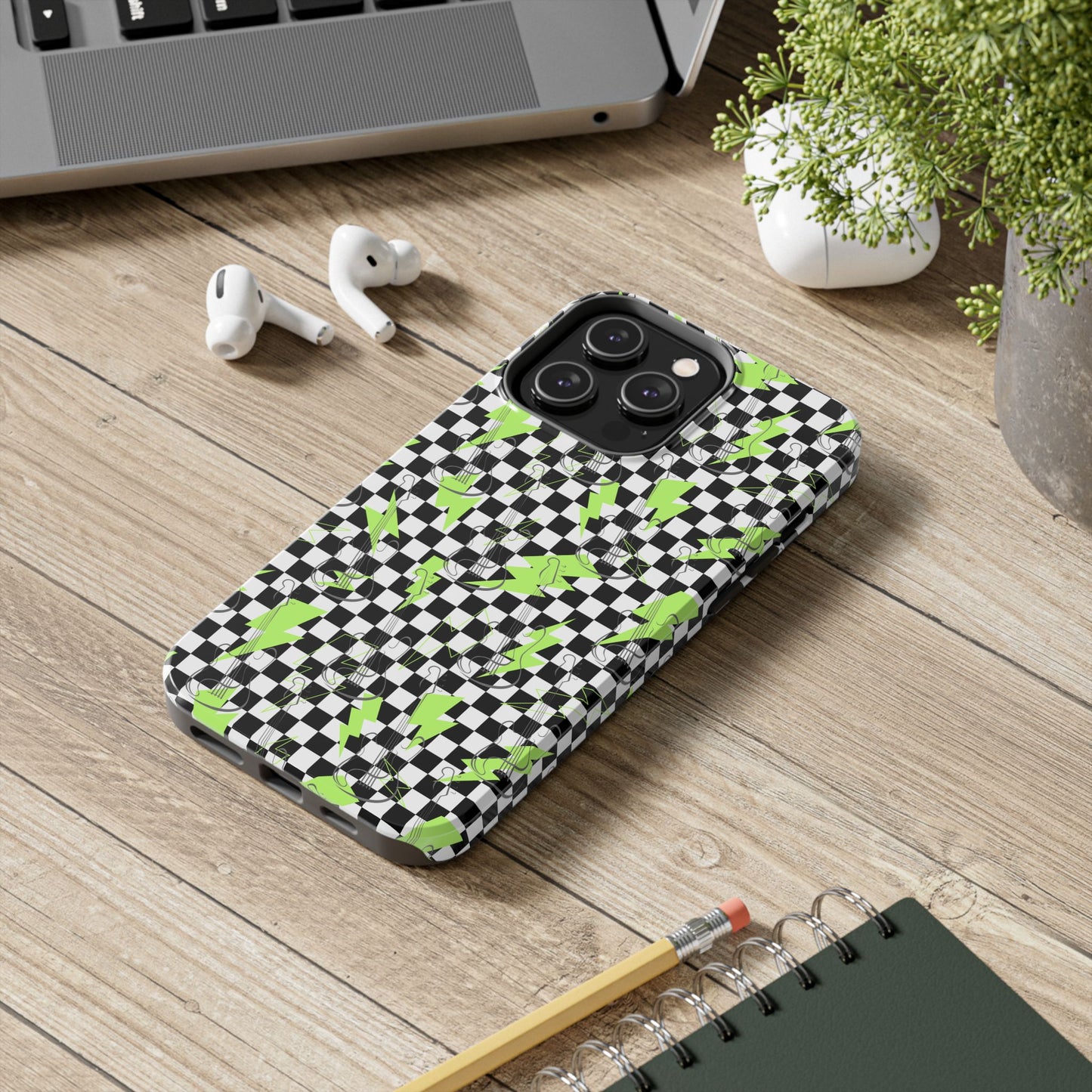 Phone Case - Lightening Guitar Rock the Day Design