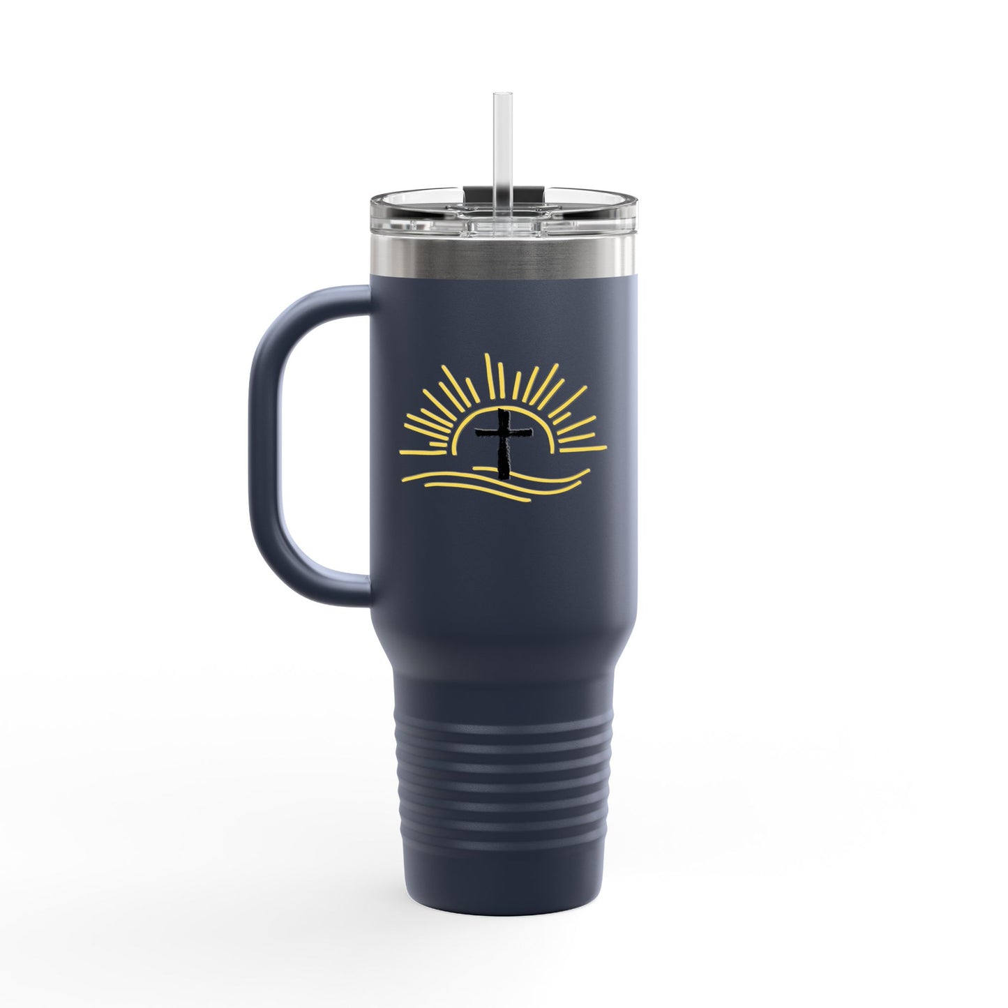 Faith-Inspired Insulated Travel Mug, 40oz | Christian Gift, Coffee Lover, Summer Picnics, Outdoor Adventures, Inspirational Quote
