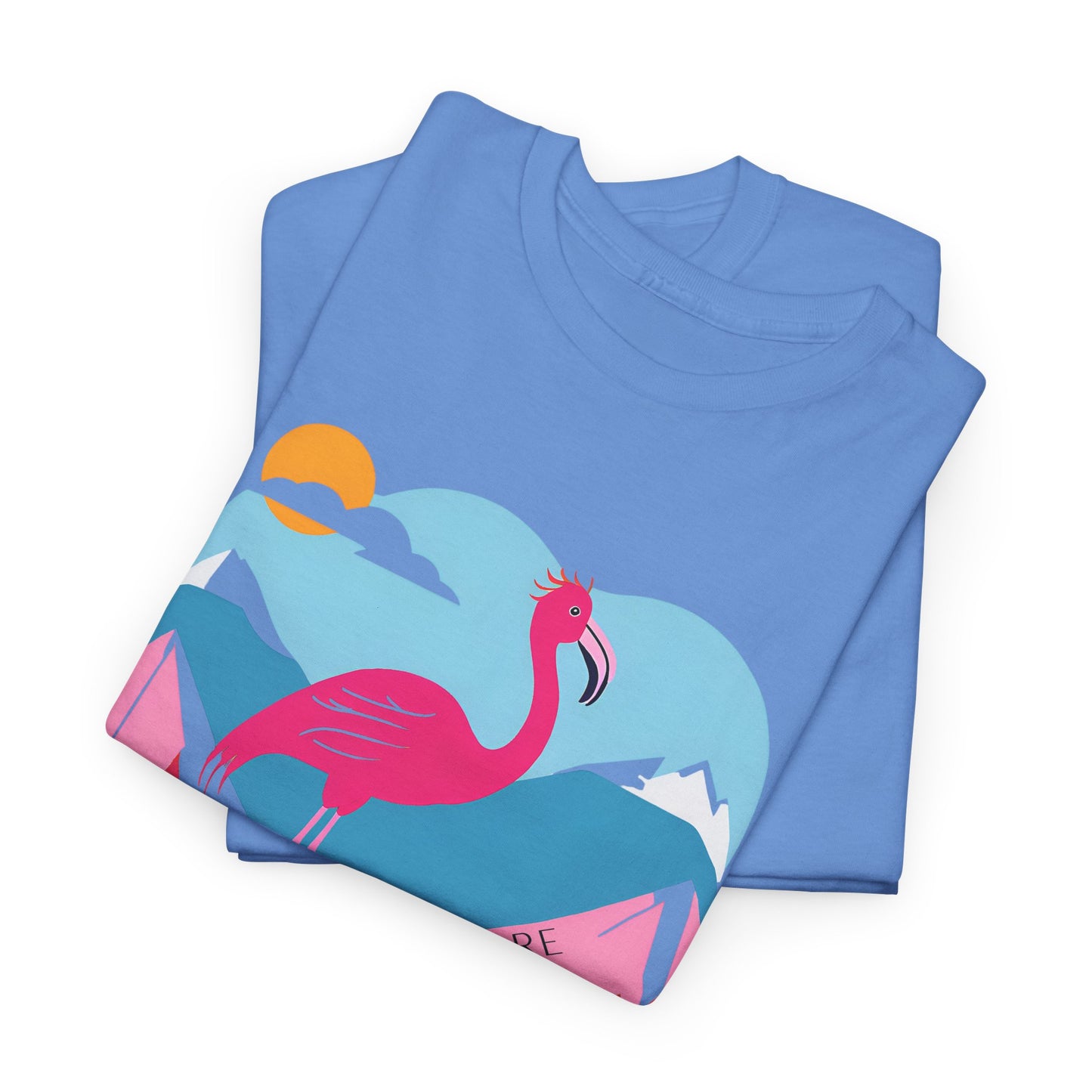 Flamingo Tee - Explore Flamingo Unisex Heavy Cotton Tee