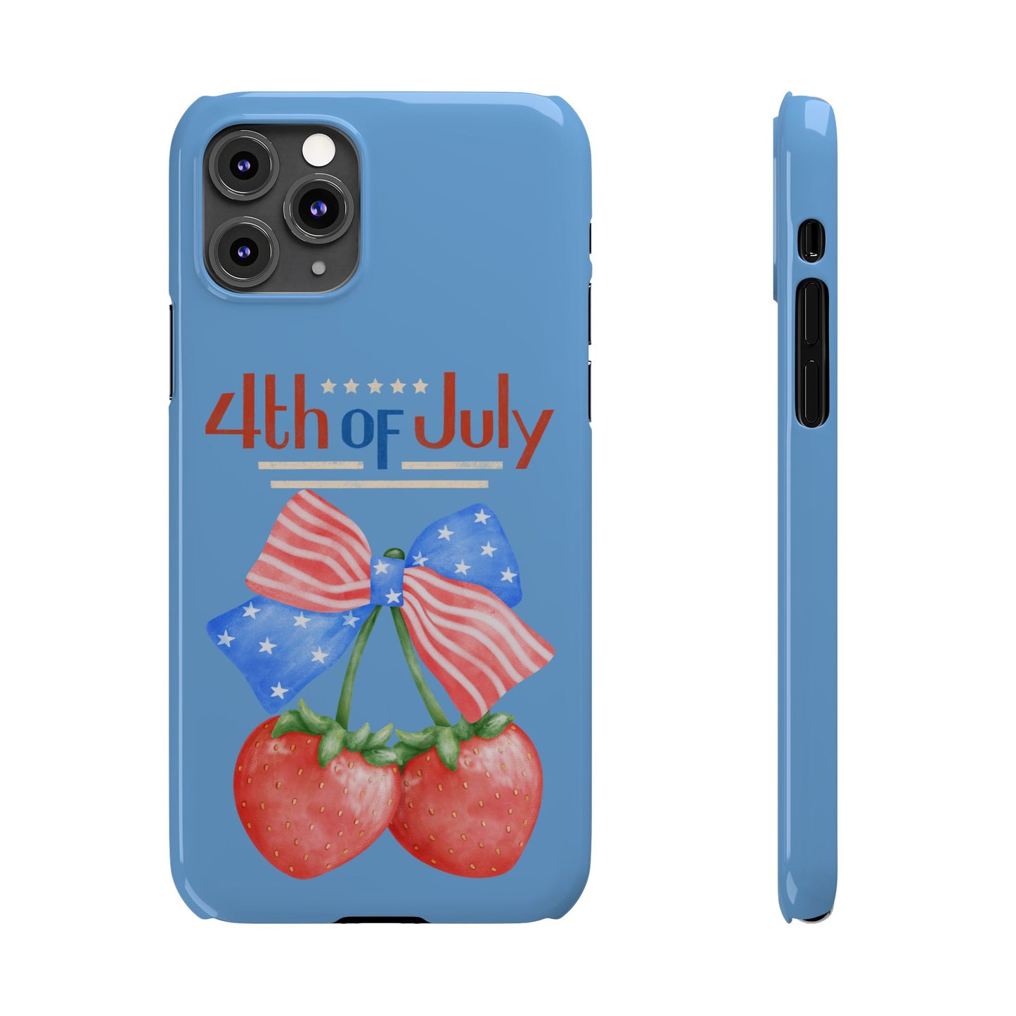 Patriotic Slim Phone Cases for 4th of July | Americana Accessories, Summer Gift, Holiday Celebration, Phone Protection